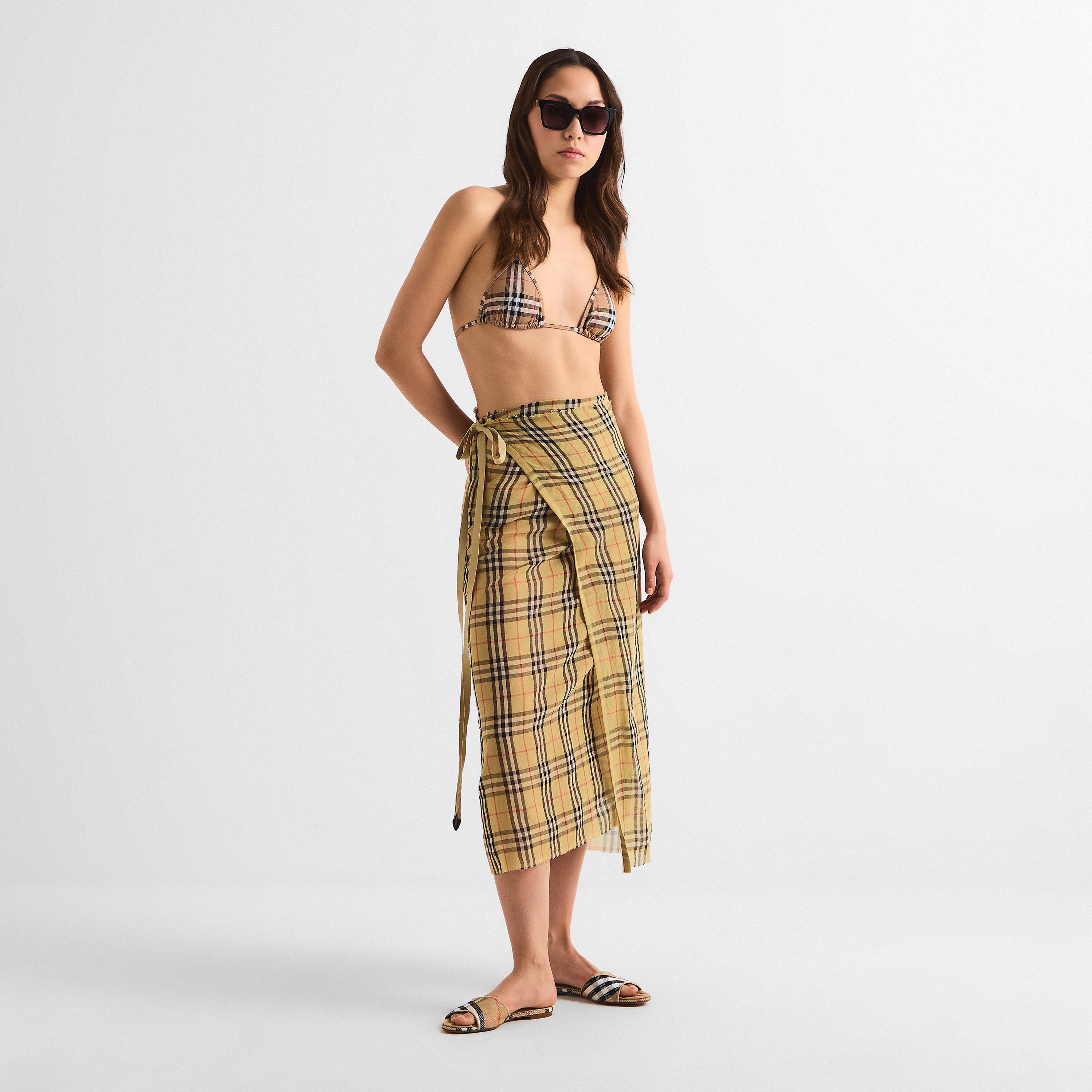 Black - Burberry - Women's Square Sunglasses - 6