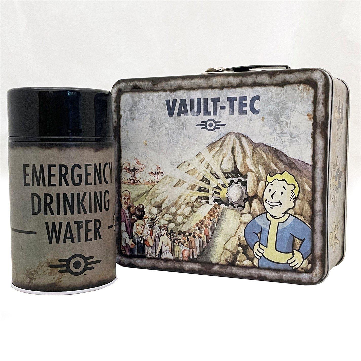 Multi - Fallout - Fallout™ Weathered Vault-Tec™ Lunchbox and Flask - 1