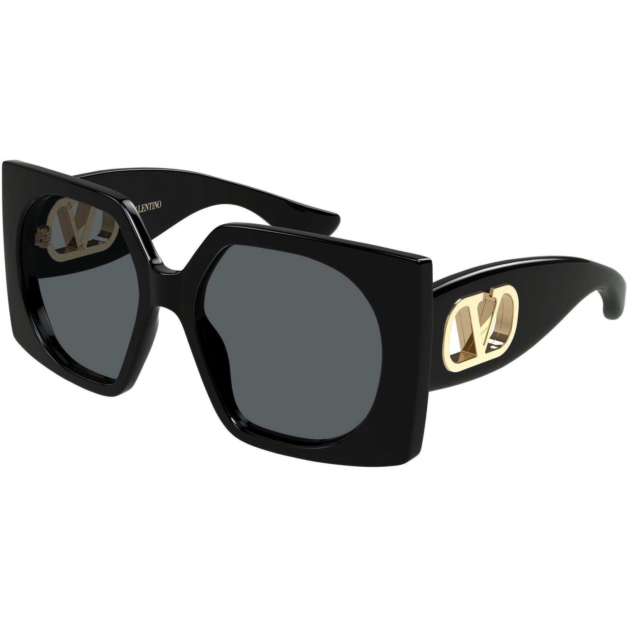 Valentino Women's VG0002S Oversized Sunglasses - Black/Grey