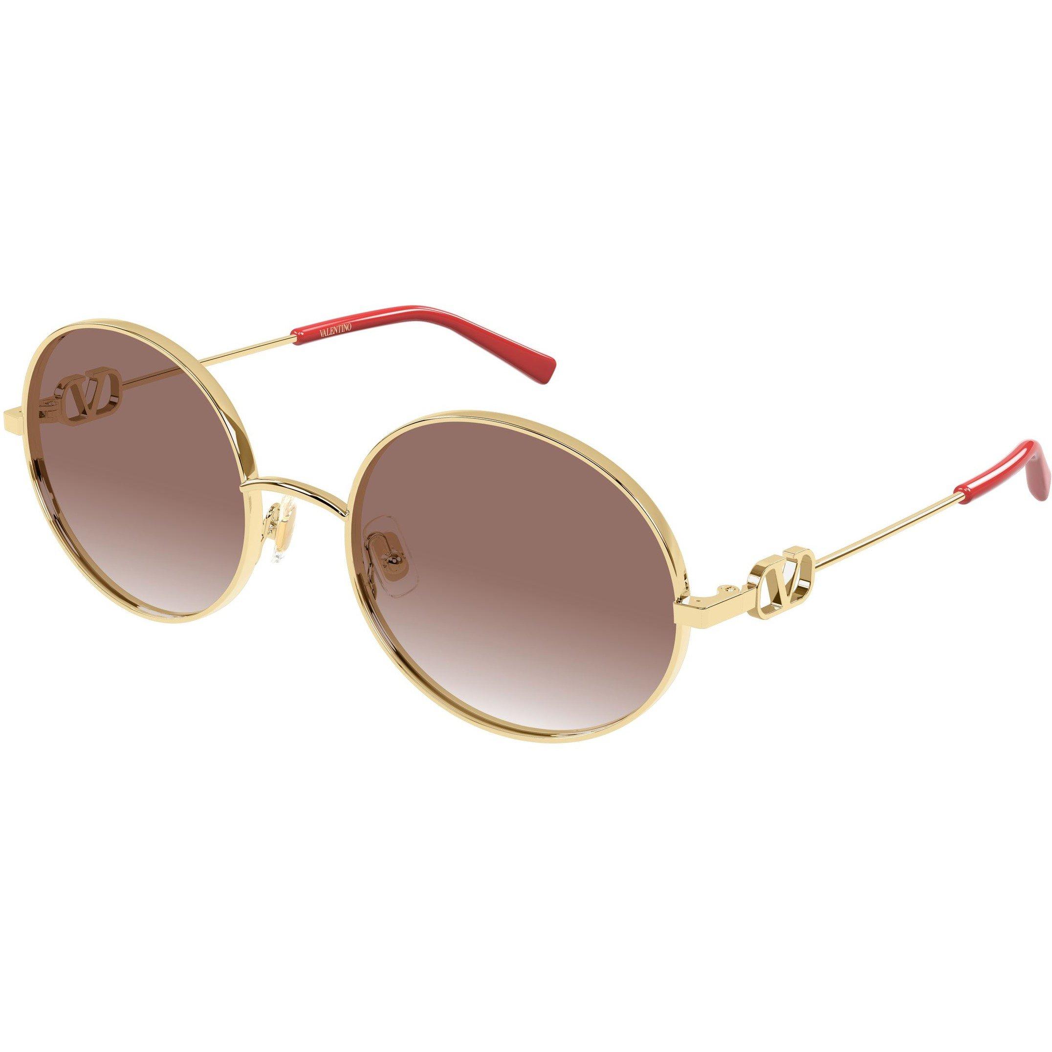 Valentino Valentino VG0027S Womens Oversized Sunglasses - Gold/Red