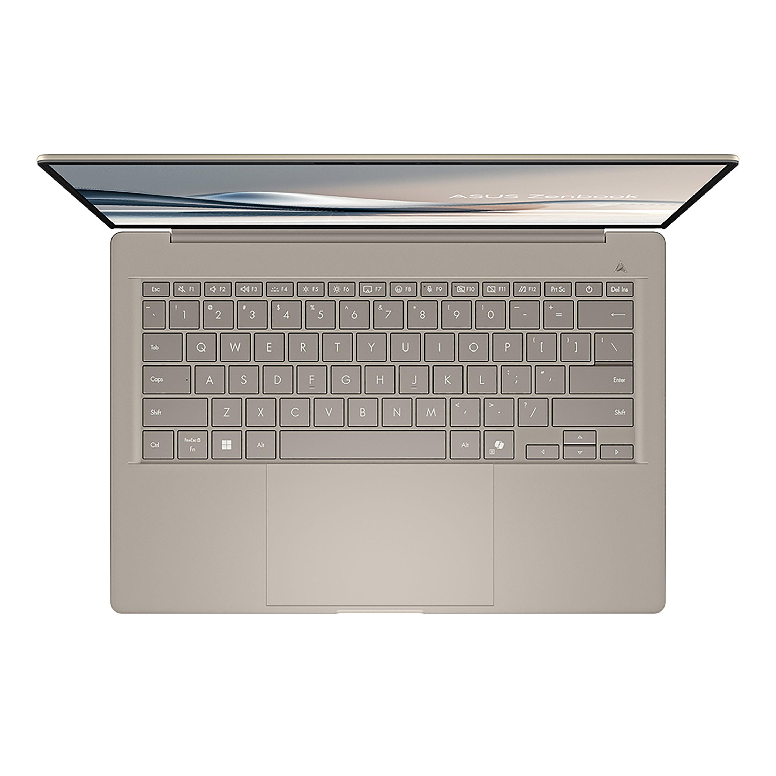 Beige - ASUS - ASUS Zenbook A14 UX3407QA 14Inch Laptop - Qualcomm Snapdragon 16GB 1TB - 2
