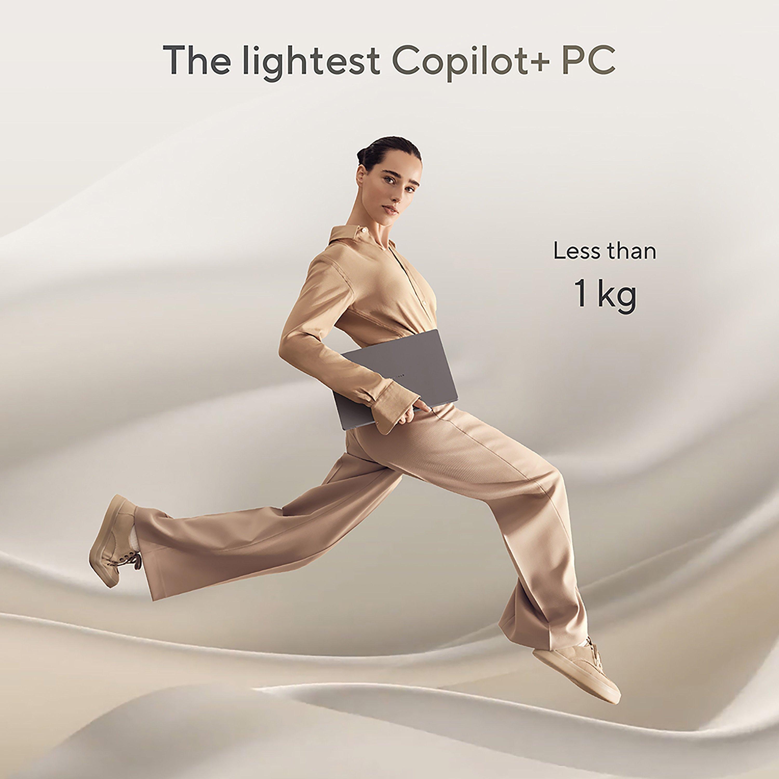 Beige - ASUS - ASUS Zenbook A14 UX3407QA 14Inch Laptop - Qualcomm Snapdragon 16GB 1TB - 6