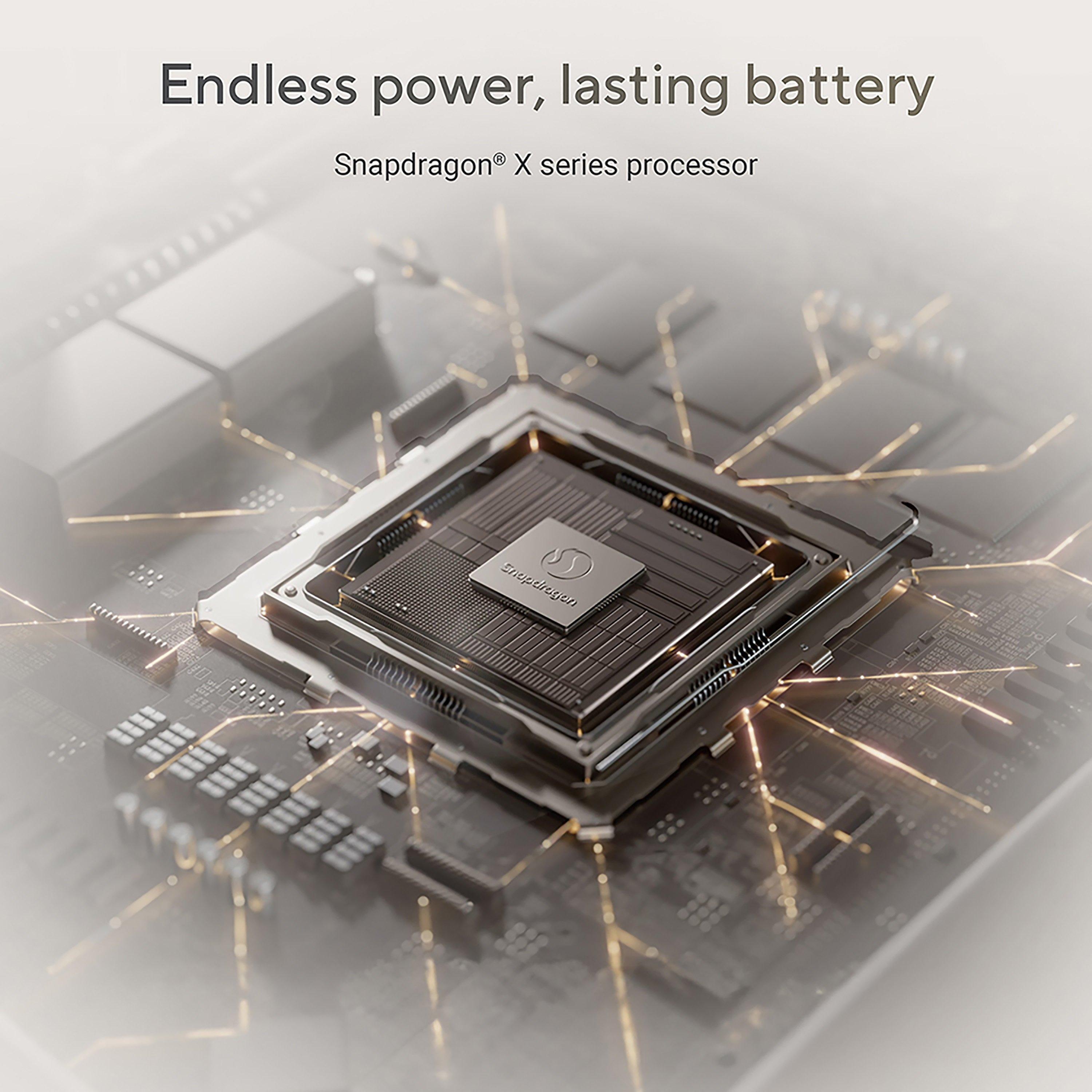 Beige - ASUS - ASUS Zenbook A14 UX3407QA 14Inch Laptop - Qualcomm Snapdragon 16GB 1TB - 8