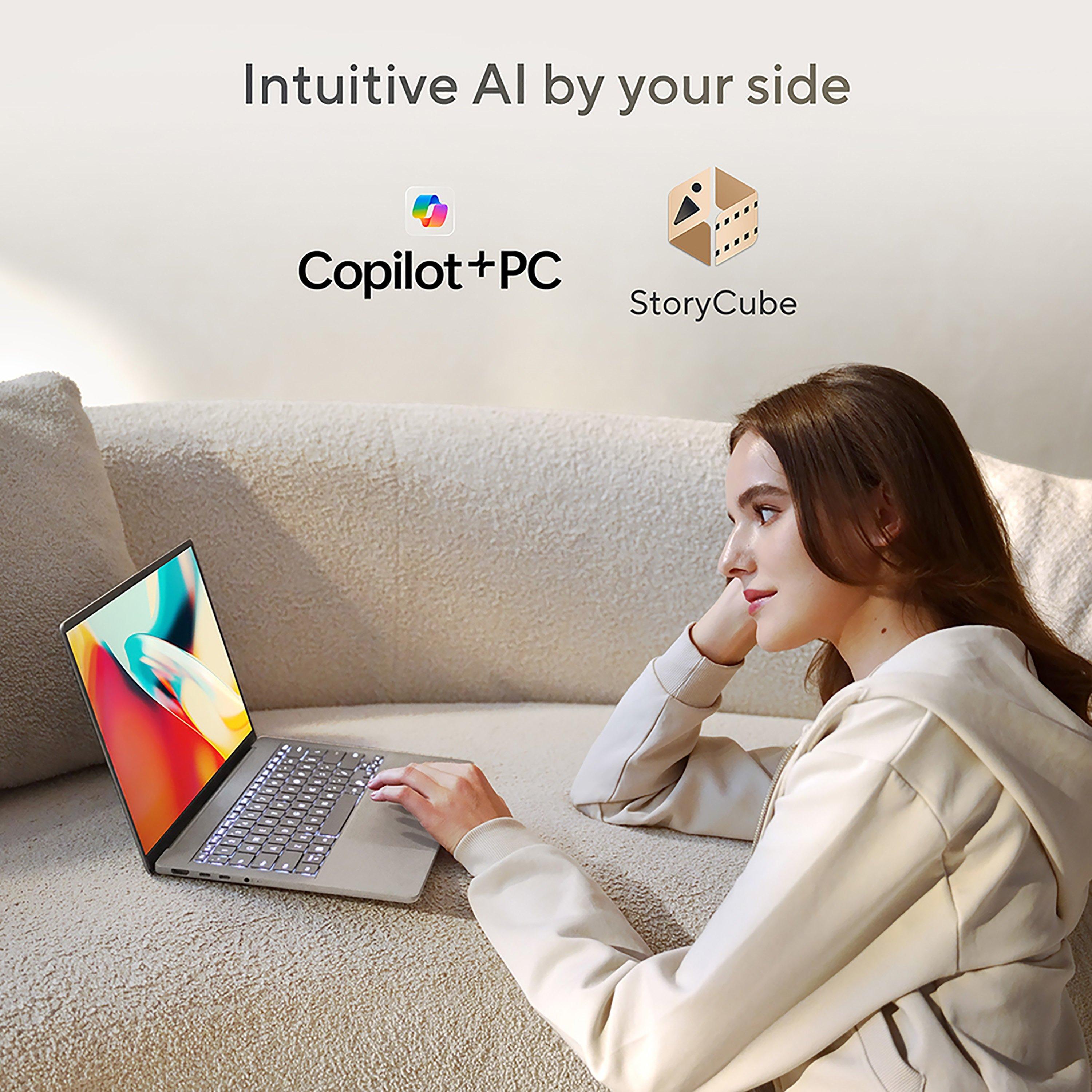 Beige - ASUS - ASUS Zenbook A14 UX3407QA 14Inch Laptop - Qualcomm Snapdragon 16GB 1TB - 9