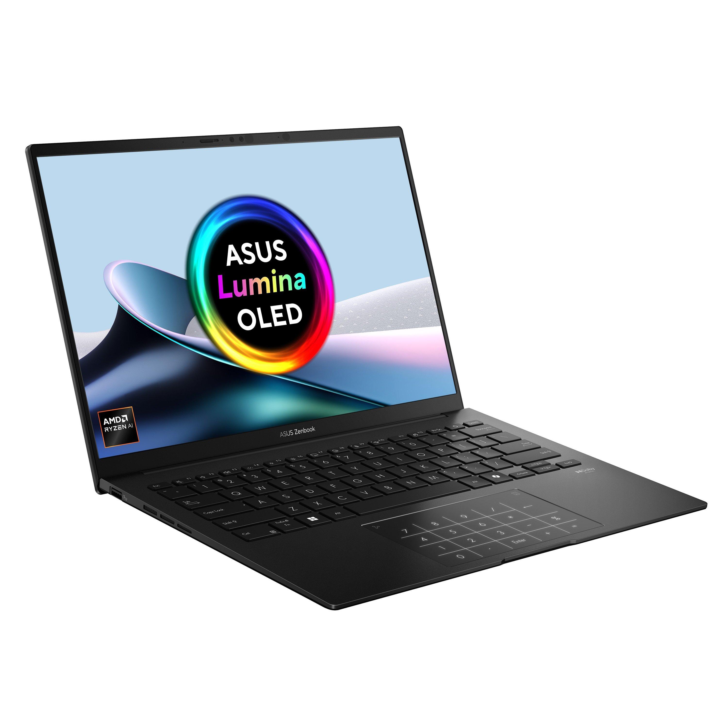 Schwarz - ASUS - ASUS Zenbook 14 OLED UM3406KA 14Inch Laptop - AMD Ryzen AI 5 340 16GB 1TB - 5