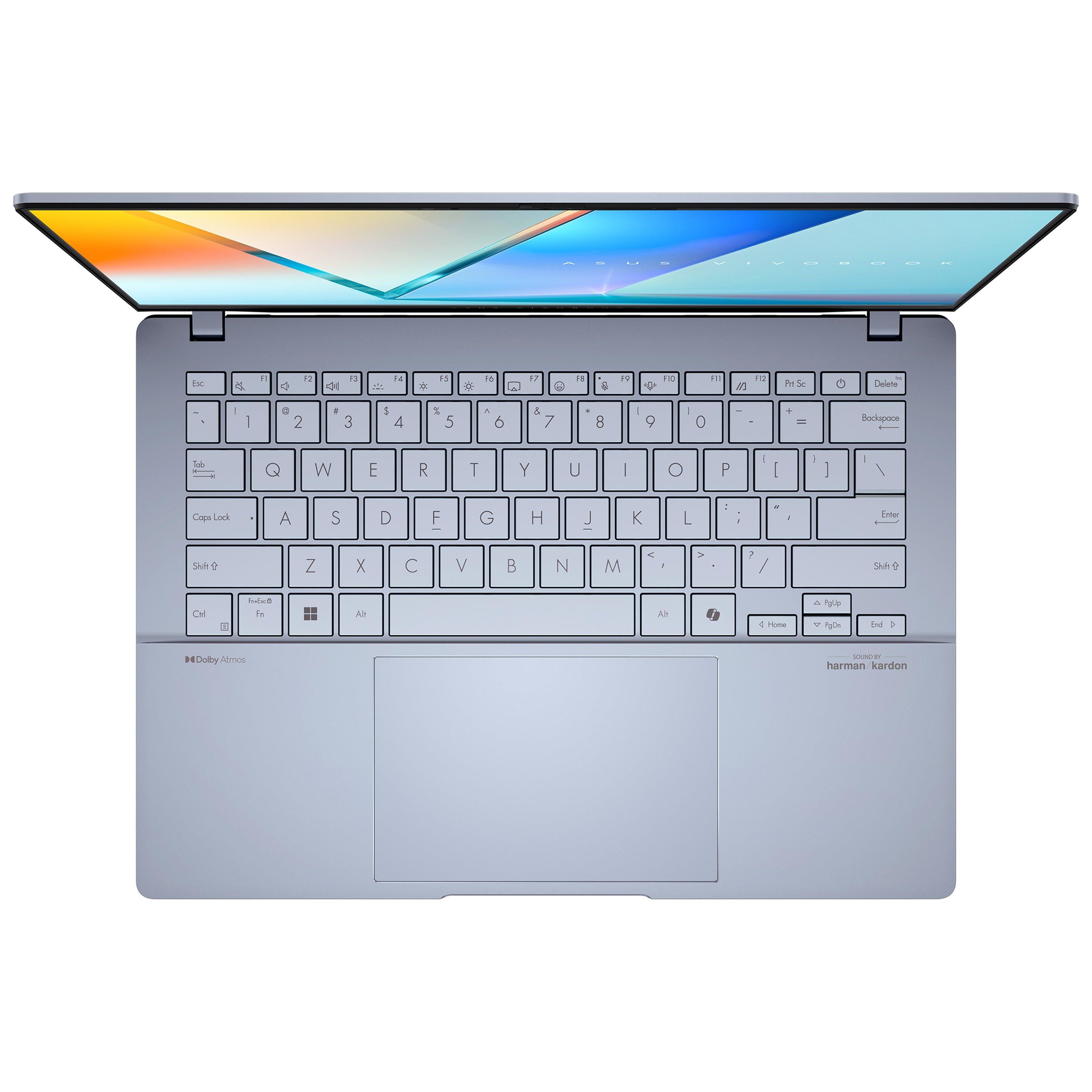 Hellblau - ASUS - ASUS Vivobook S 14 OLED S5406SA 14Inch Laptop - Intel Core Ultra 7 256V 16GB 1TB - 2