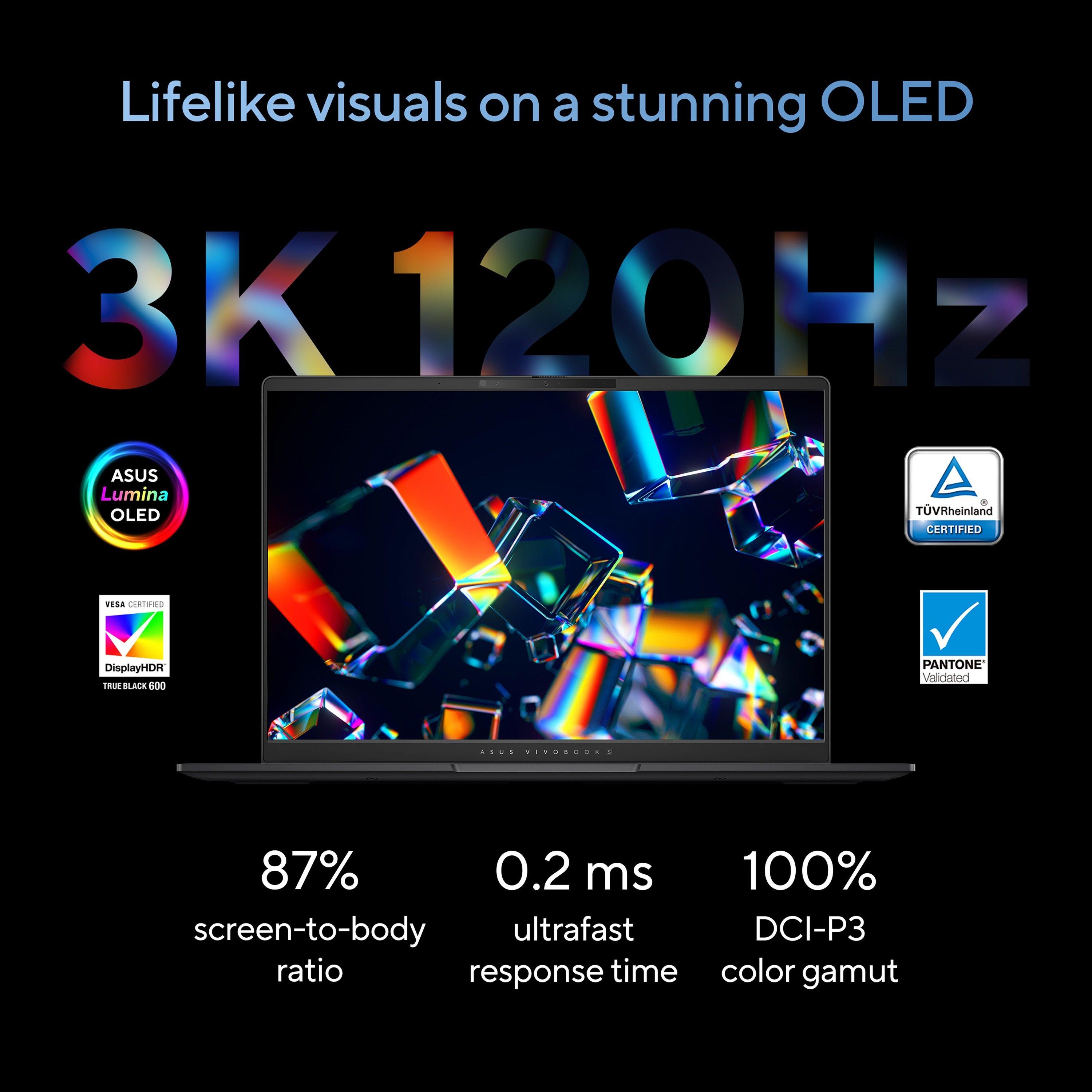 Hellblau - ASUS - ASUS Vivobook S 14 OLED S5406SA 14Inch Laptop - Intel Core Ultra 7 256V 16GB 1TB - 8