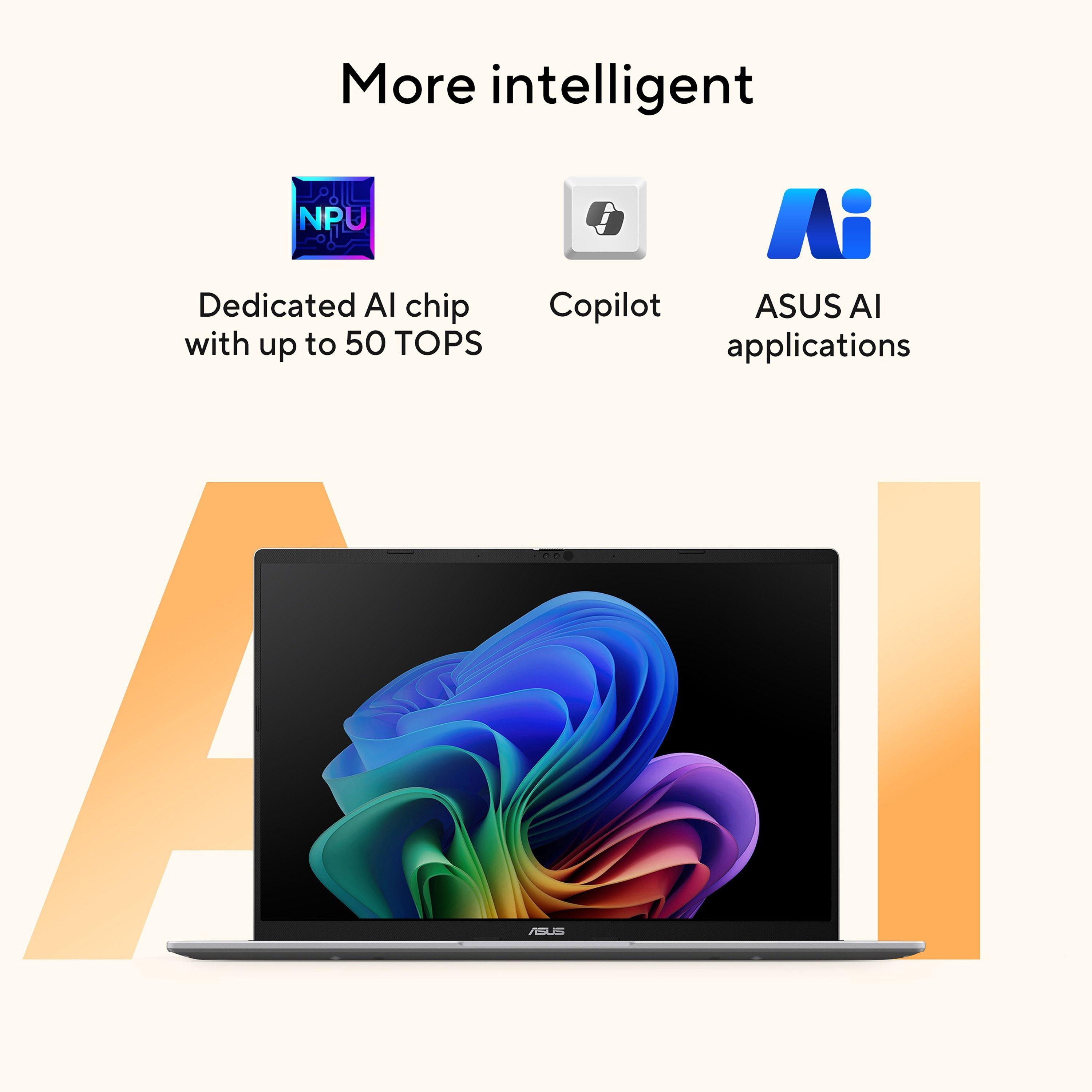 Dunkelblau - ASUS - ASUS Vivobook 16 M1607KA 16Inch Laptop - AMD Ryzen AI 5 340 16GB 512GB - 6