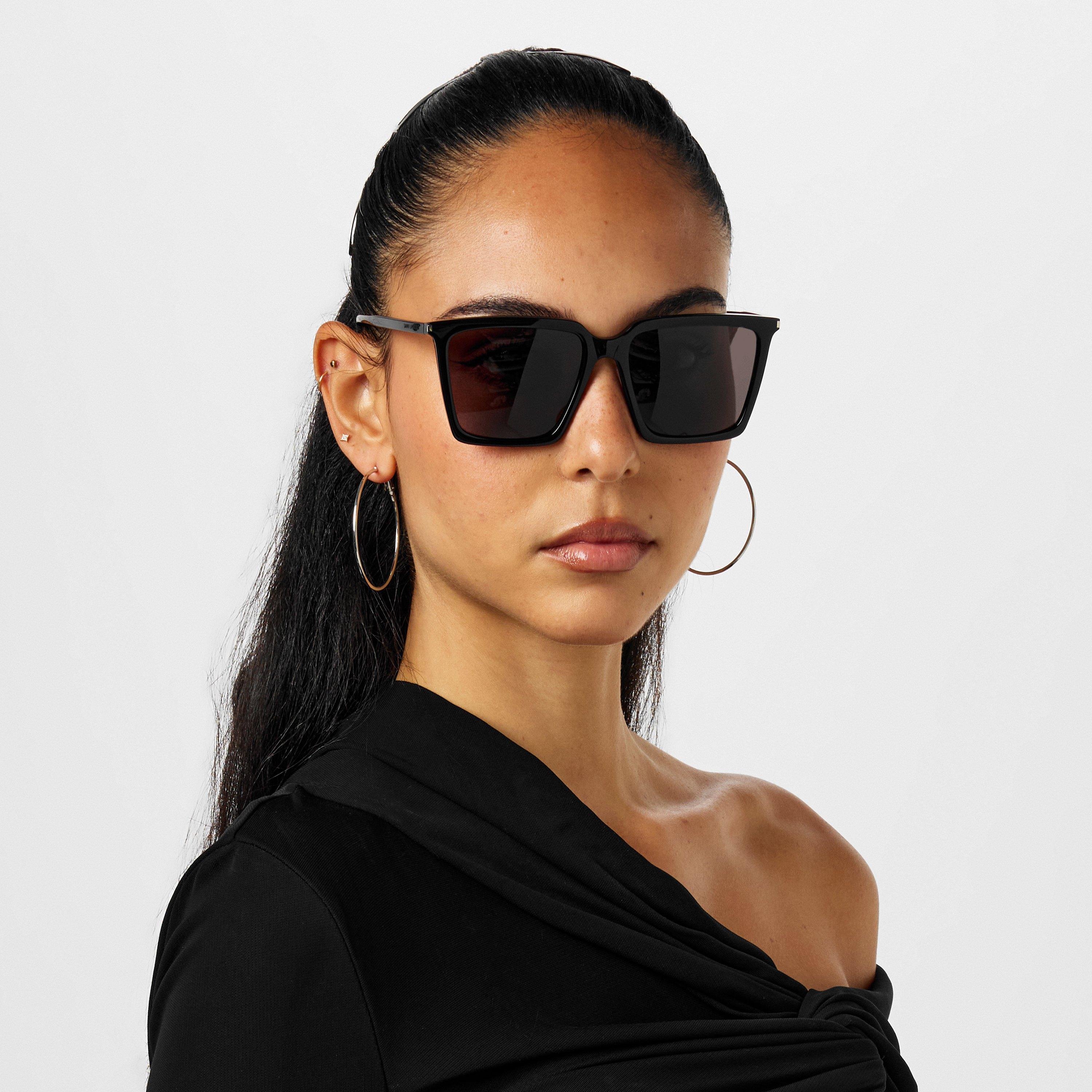 NEW Saint Laurent SL474 Black Square Sunglasses Saint Laurent - SL 474 square sunglasses Saint Laurent main image 4