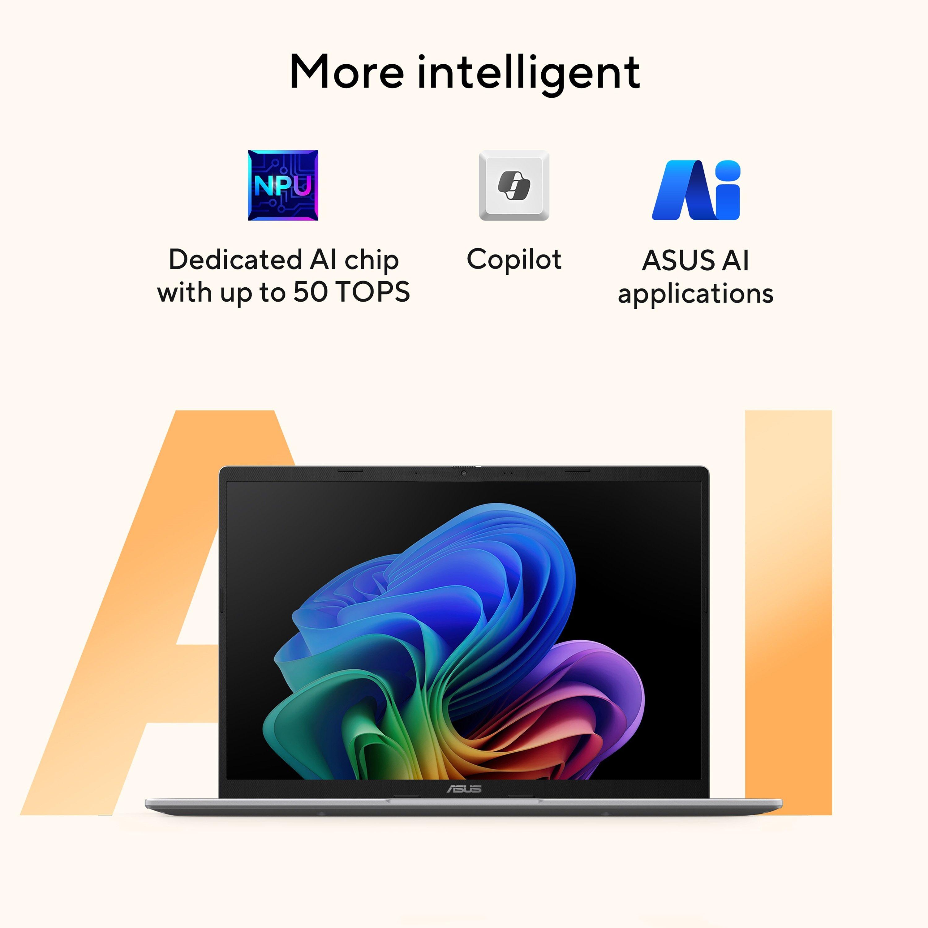 Dark Blue - ASUS - ASUS Vivobook 14 M1407KA 14Inch Laptop - AMD Ryzen AI 5 340 16GB 512GB - 11