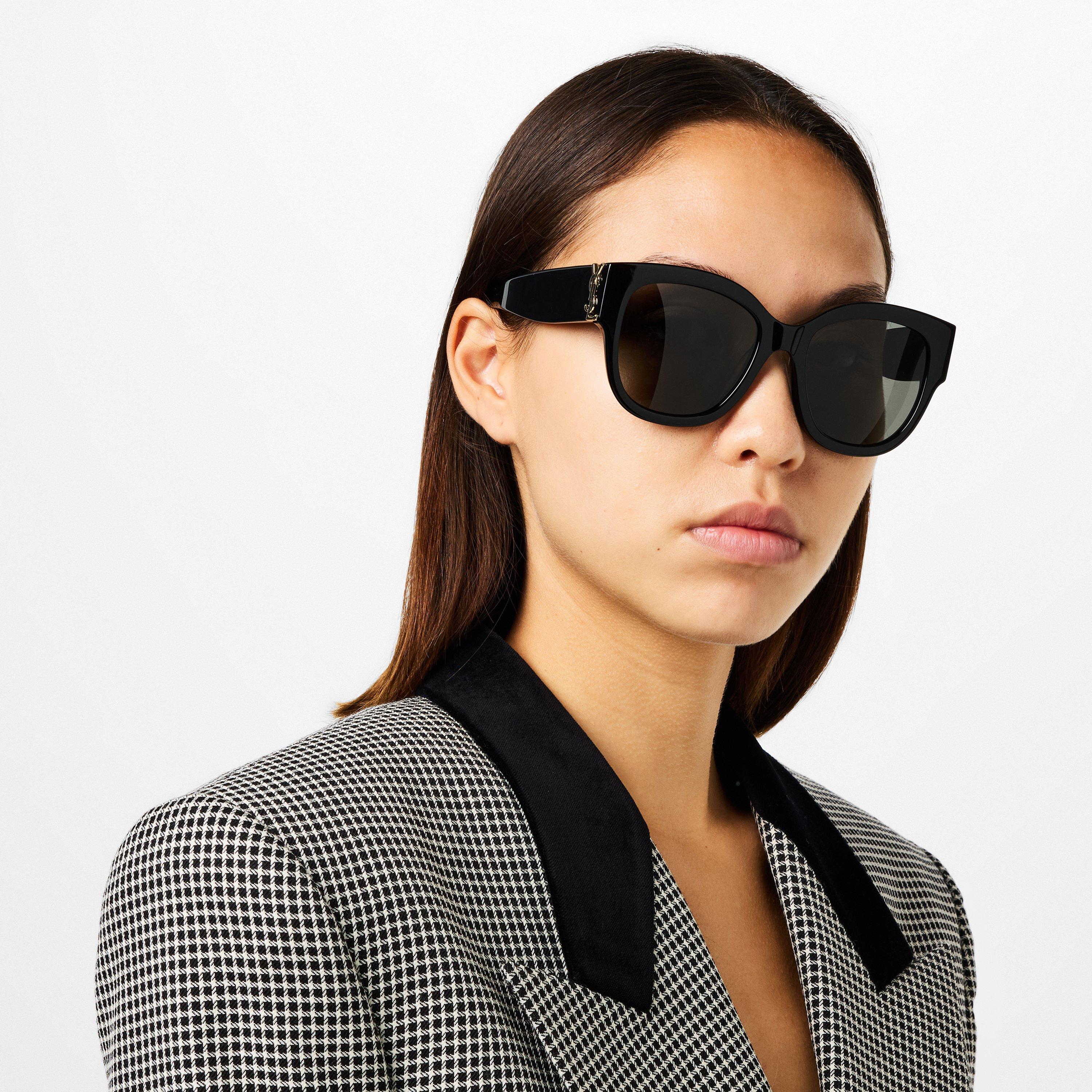  Black Grey 001 - Saint Laurent - M95 Sunglasses - 2