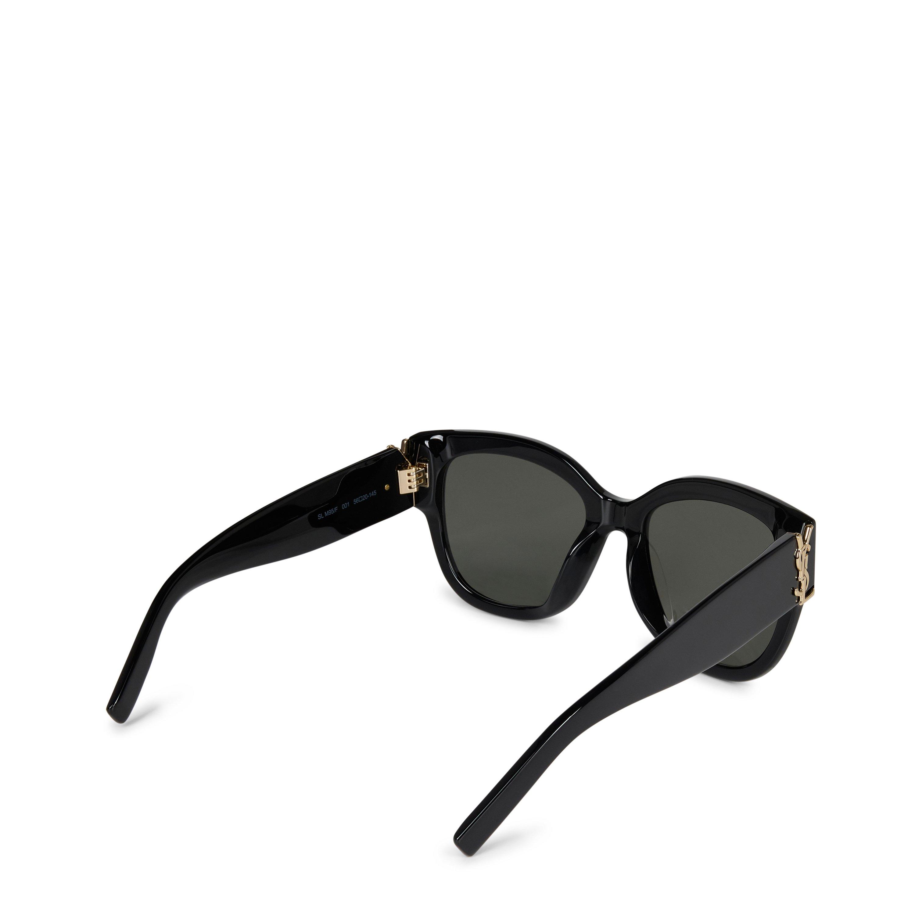  Black Grey 001 - Saint Laurent - M95 Sunglasses - 5