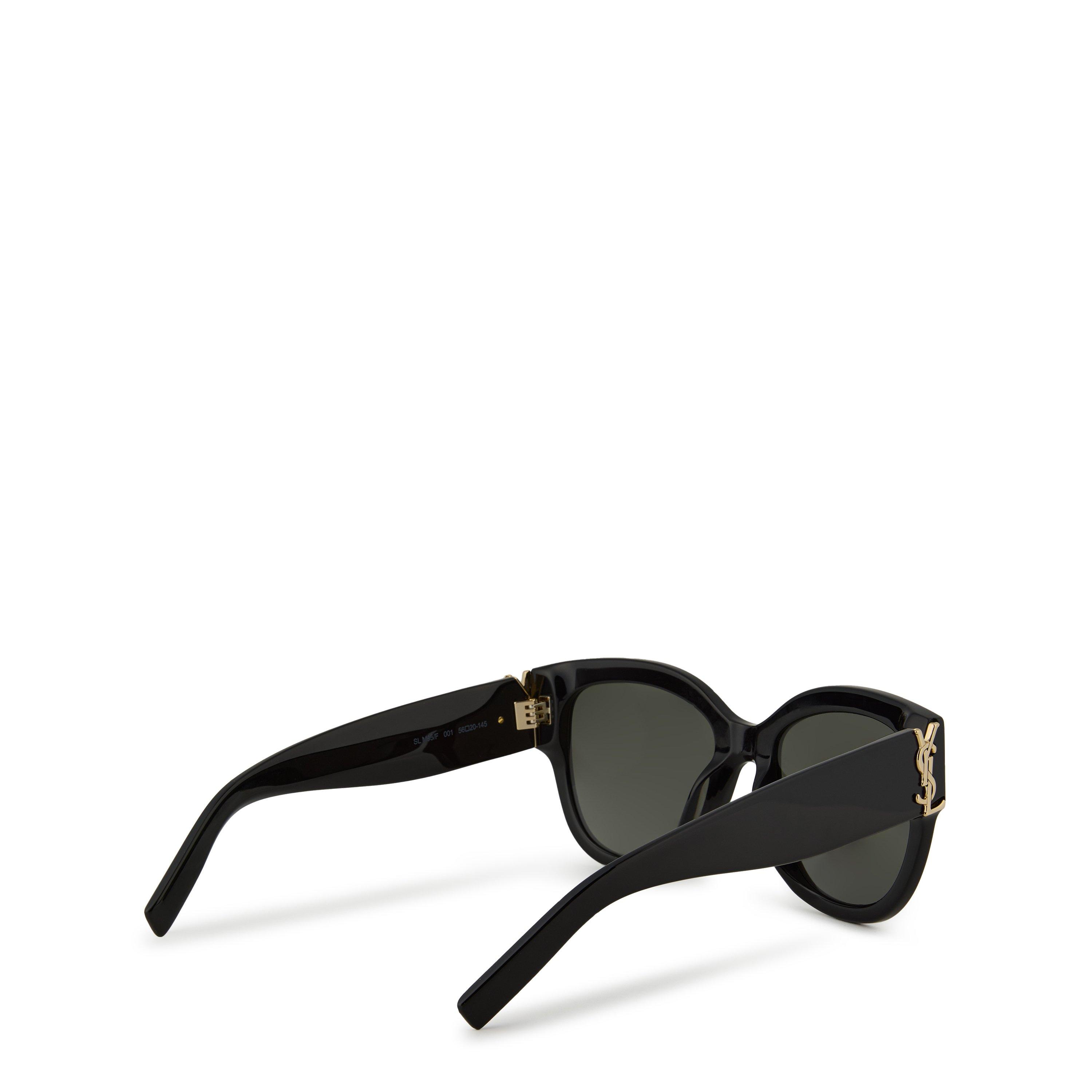  Black Grey 001 - Saint Laurent - M95 Sunglasses - 3