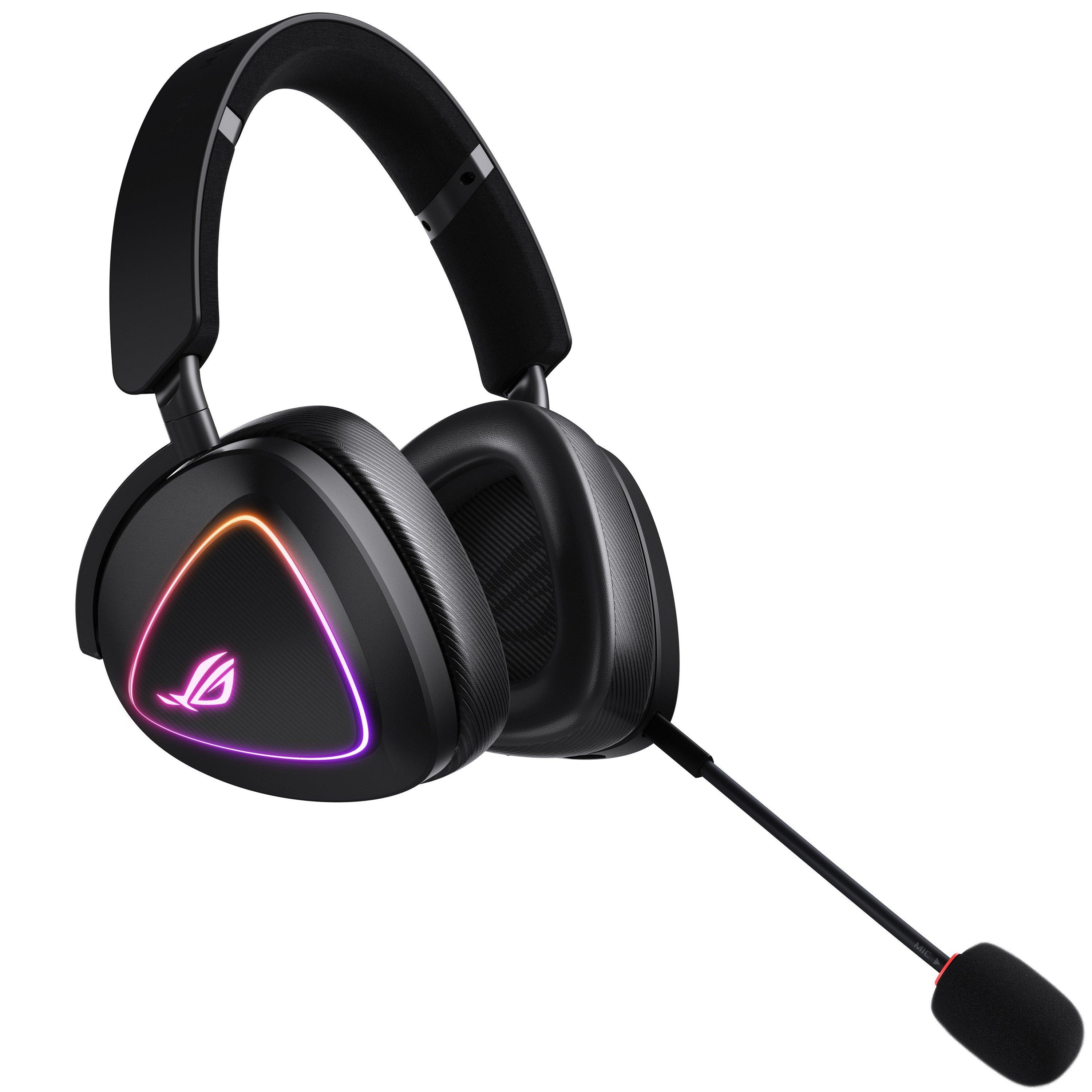 Zwart - ASUS - ASUS ROG Delta II Wireless Headset - 2