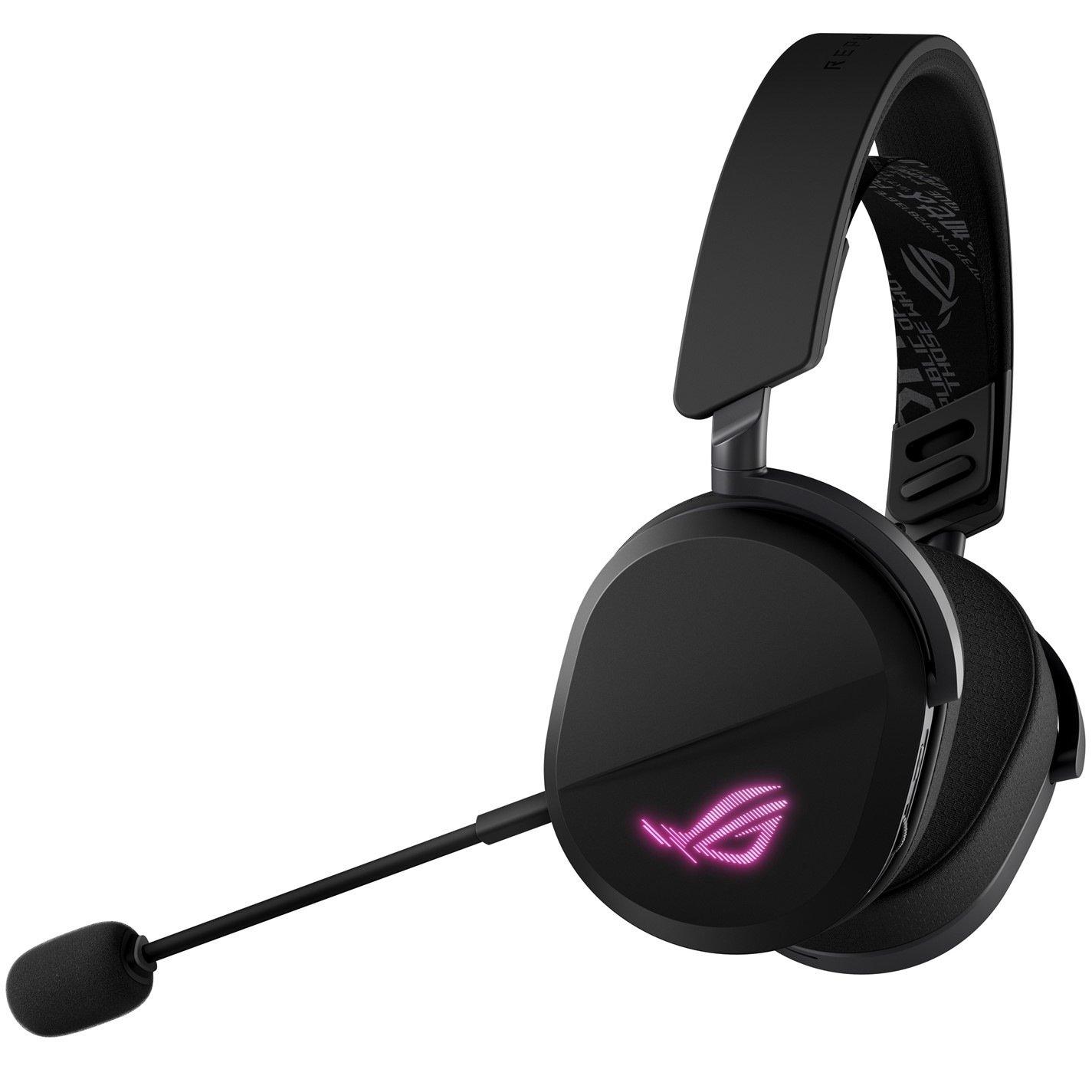 Black - ASUS - ASUS ROG Pelta RGB Wireless Gaming Headset - 1