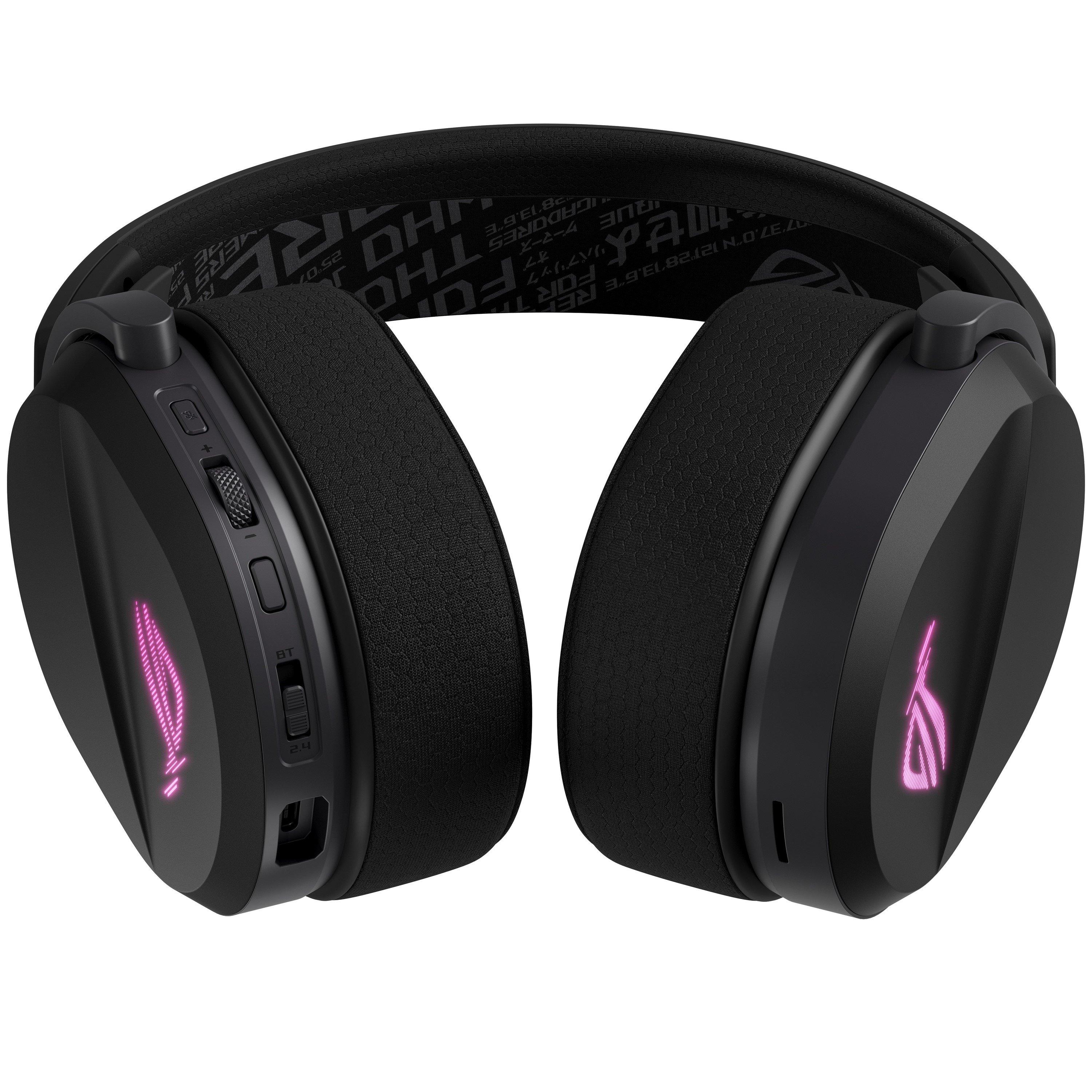 Black - ASUS - ASUS ROG Pelta RGB Gaming Headset - 3