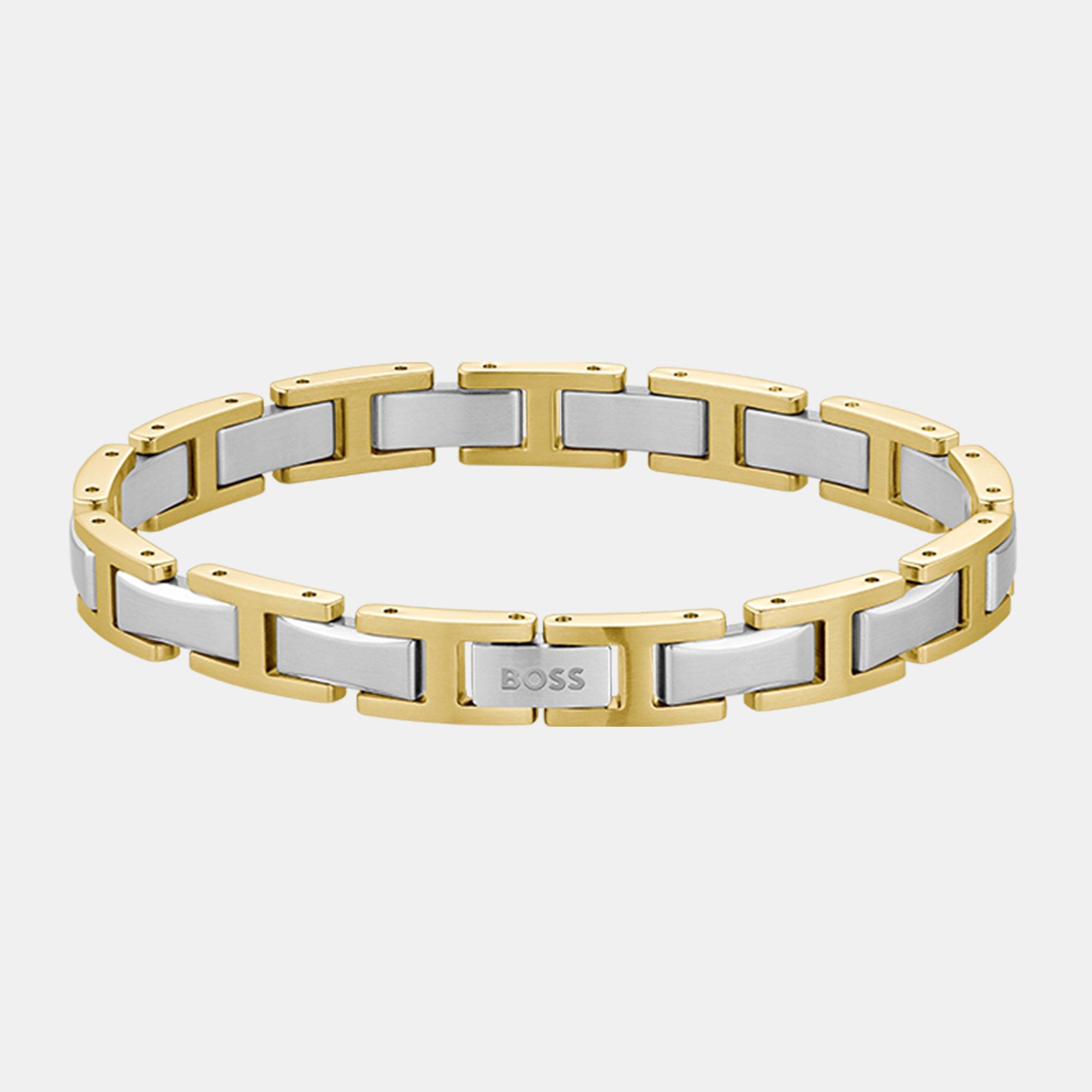 Gold/Silver - Boss - Gents BOSS Nolan Bracelet - 1