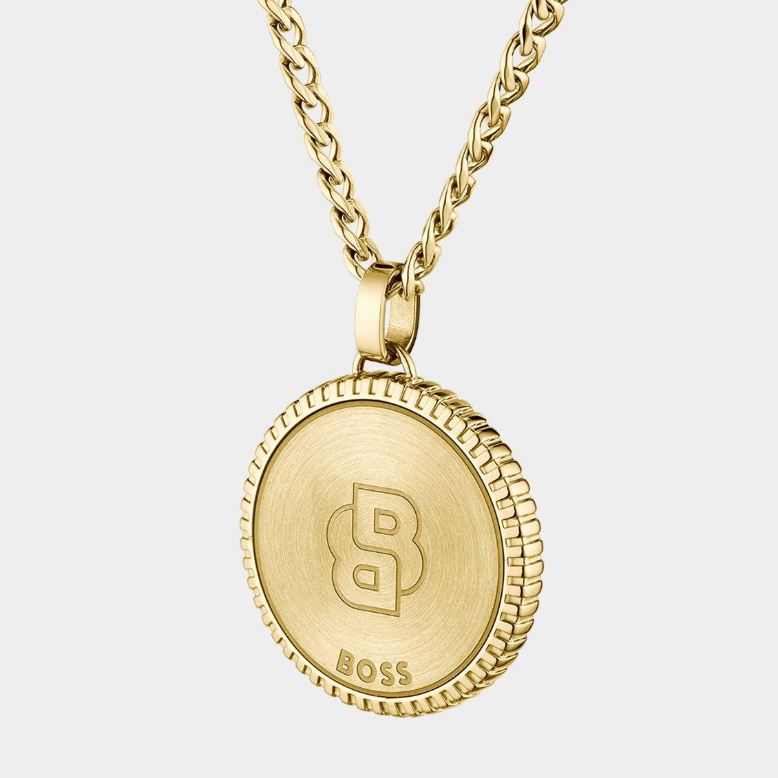 Gold - Boss - Gents BOSS North Necklace - 4
