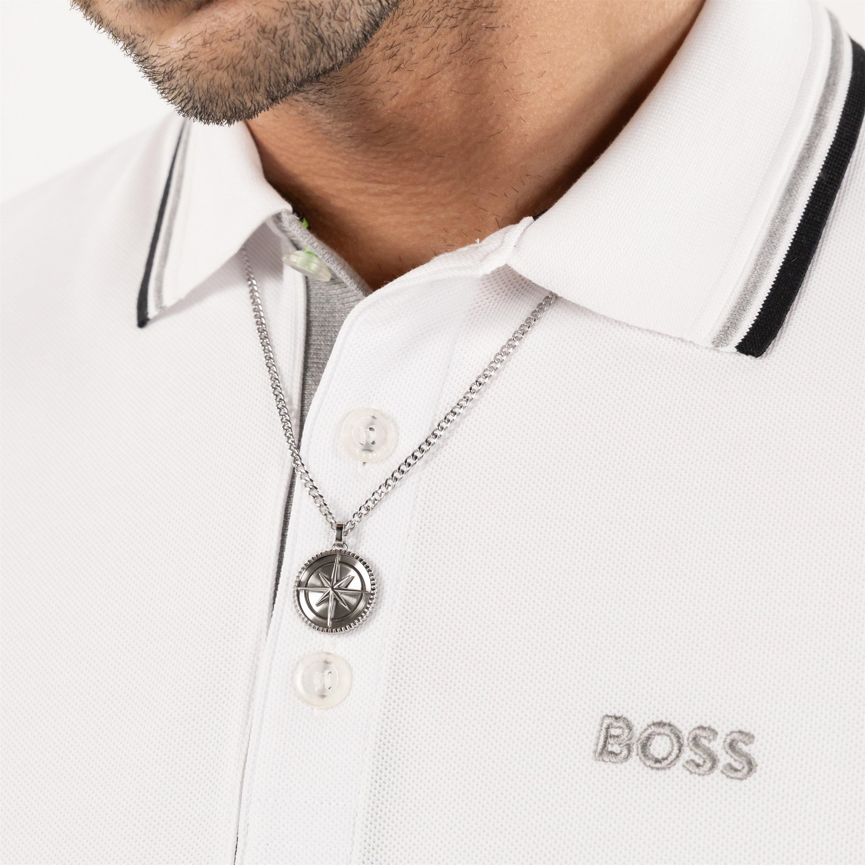 Silver - Boss - Gents BOSS North Necklace - 5