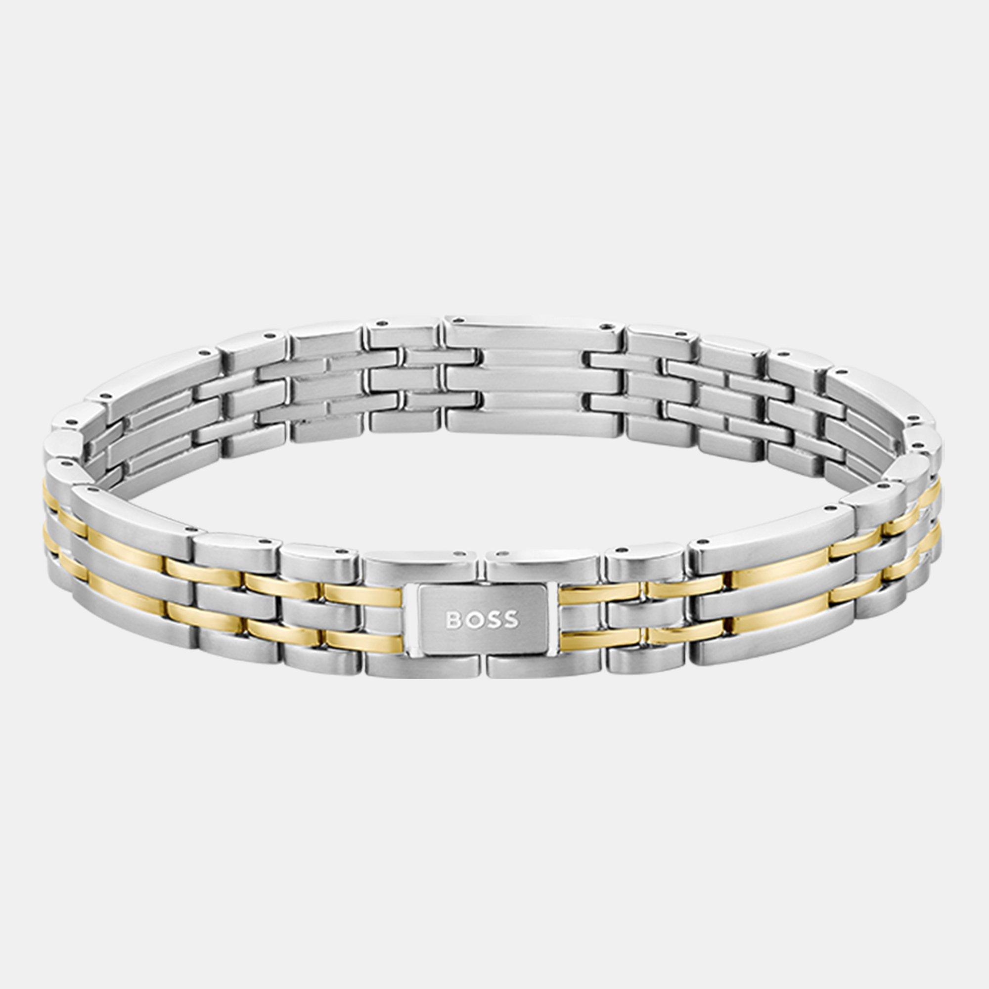 Gold/Silver - Boss - Gents BOSS Wesley Bracelet - 3