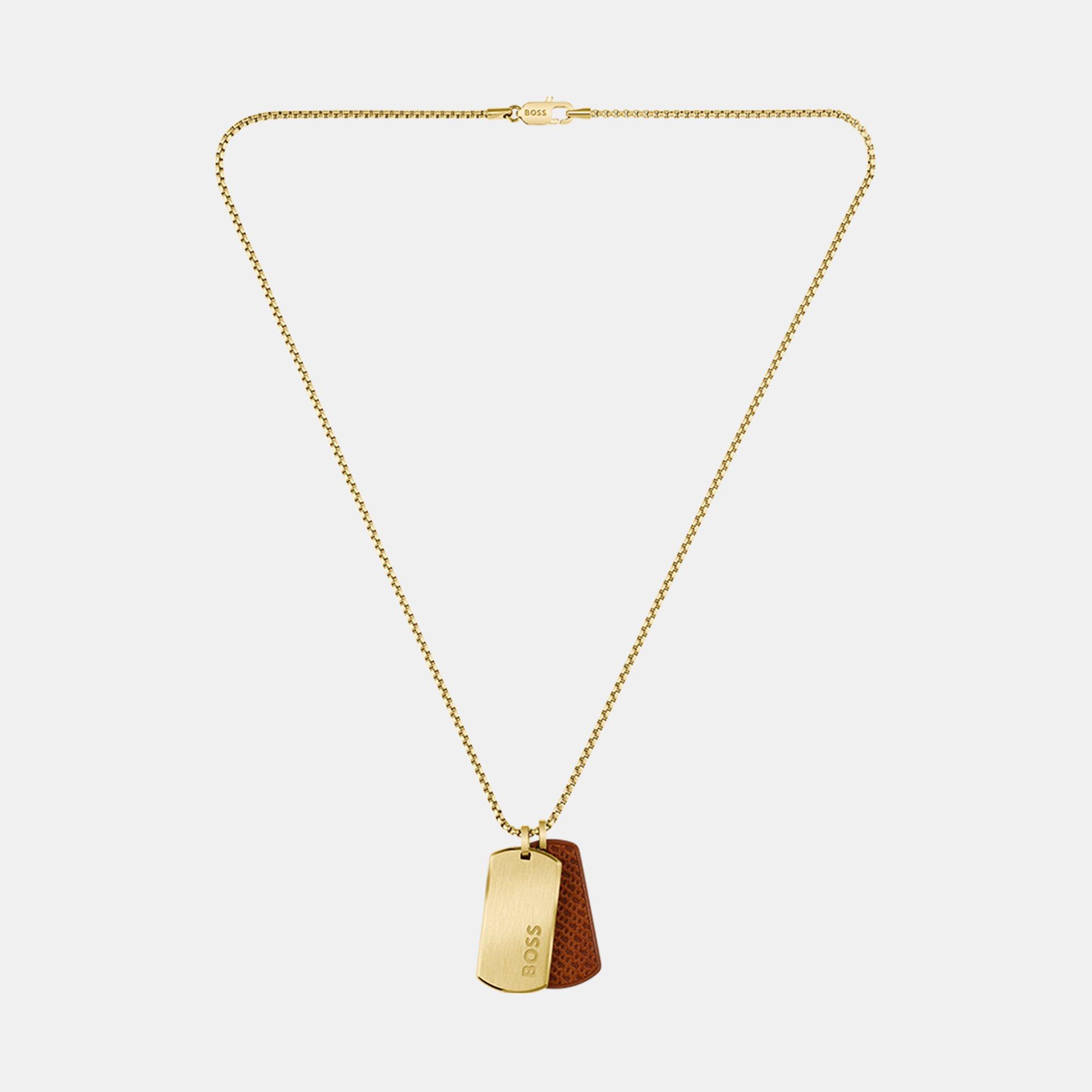 Boss Men's Gents Devon Necklace - Gold