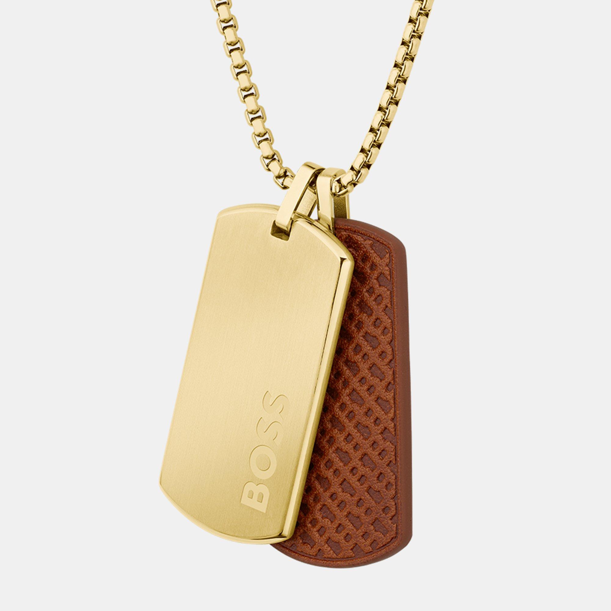Gold - Boss - Gents BOSS Devon Necklace - 3