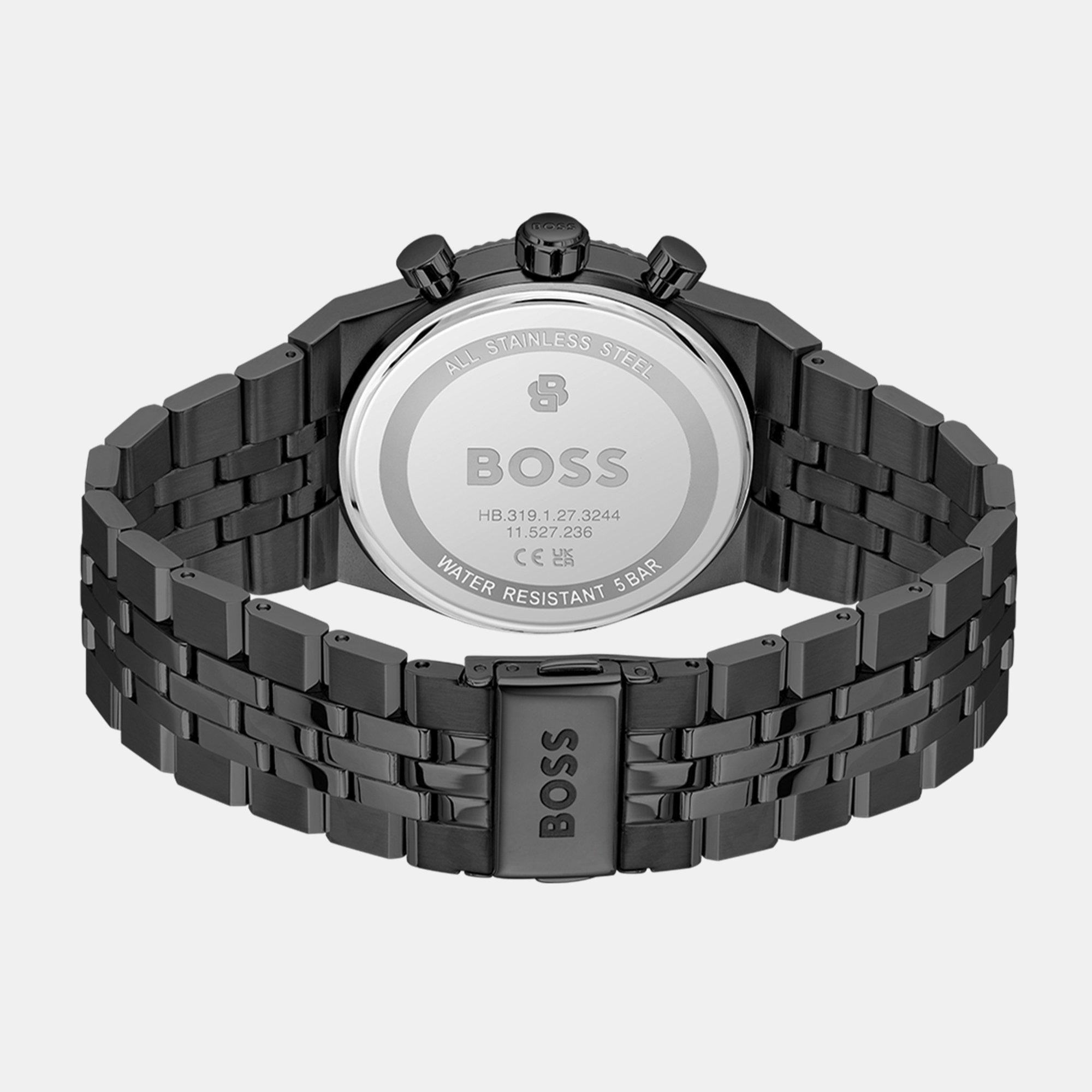 Green/Black - Boss - Gents BOSS Candor Prime Chrono Watch - 2