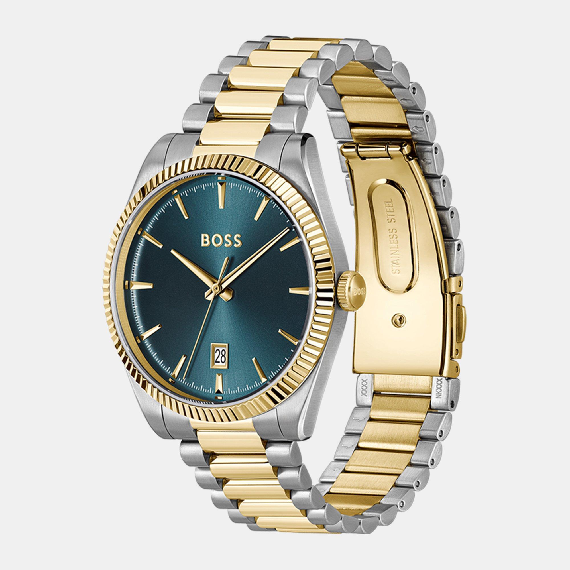 Blue/Gold - Boss - Gents BOSS Cheswick Watch - 3
