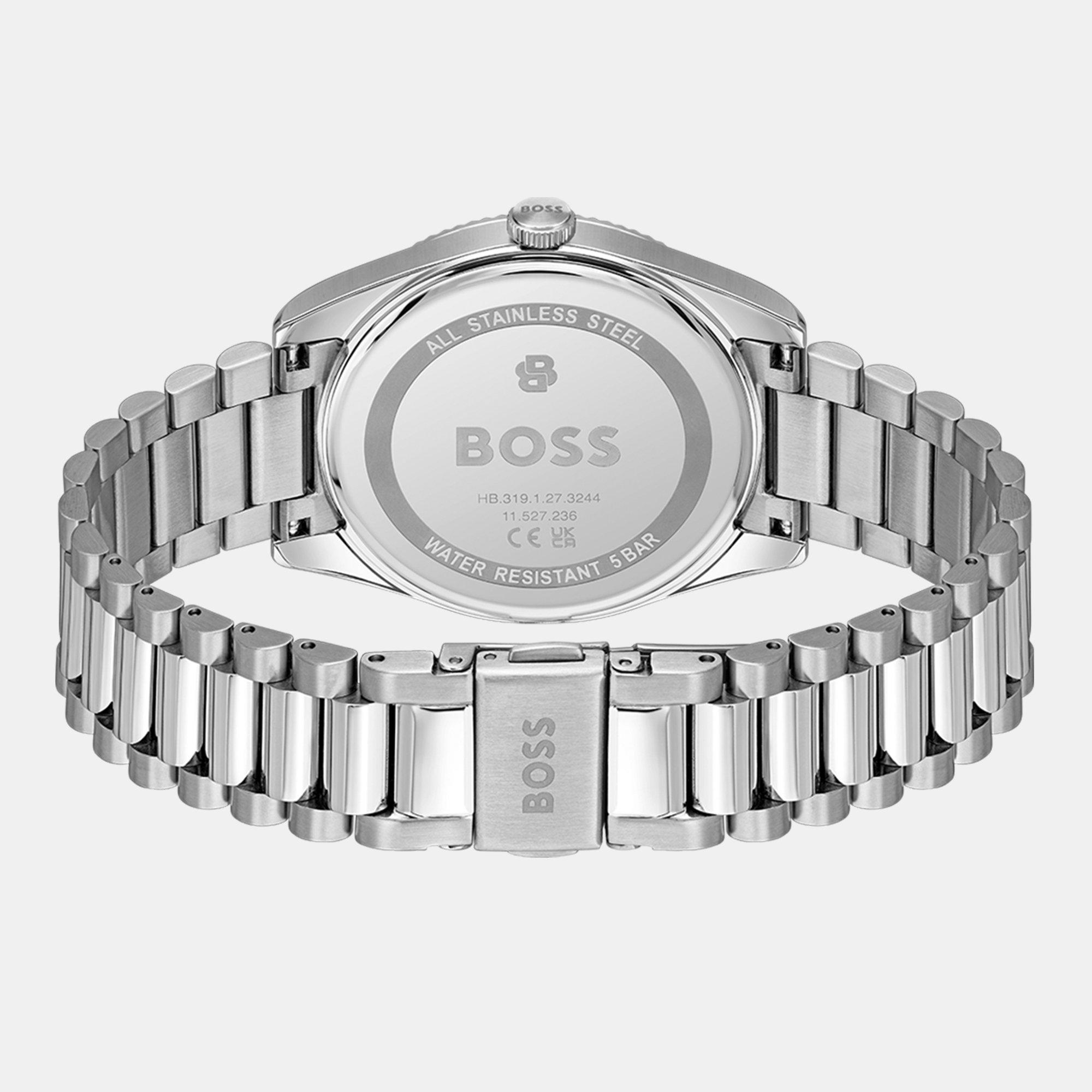 Blue/Silver - Boss - Gents BOSS Cheswick Watch - 3