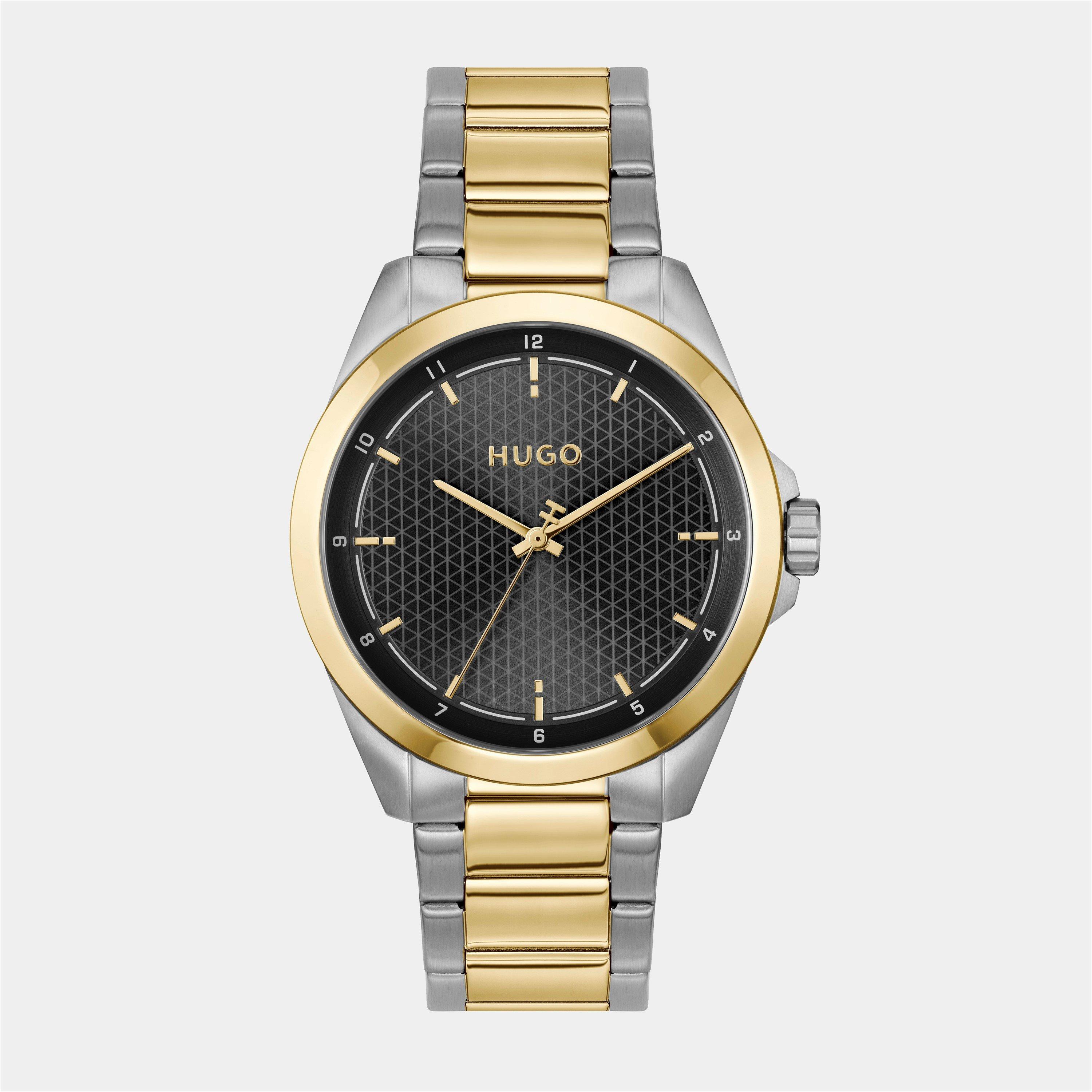 Hugo Gents HUGO #SEAM Bracelet Watch - Black/Bi