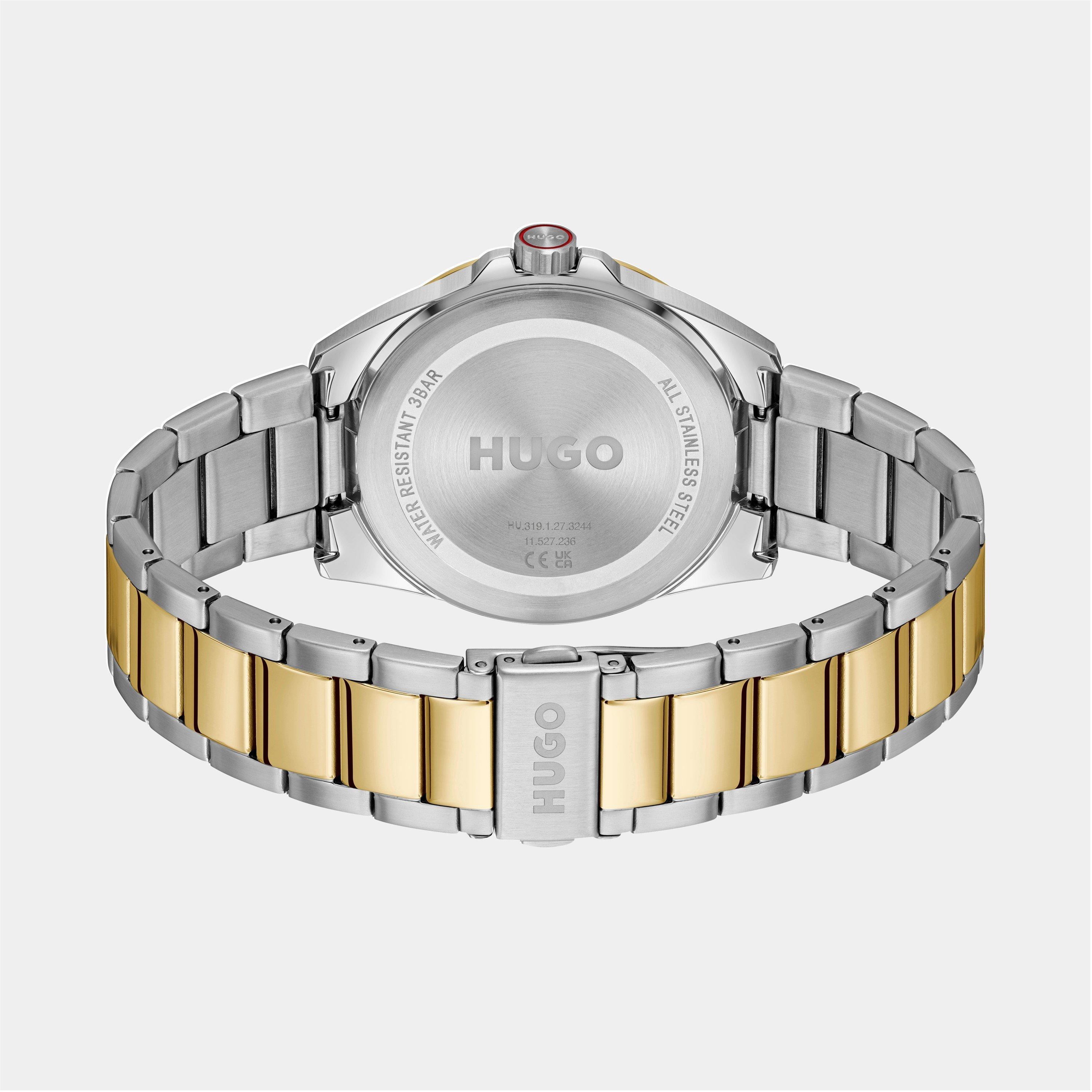 Black/Bi - Hugo - Gents HUGO #SEAM Bracelet Watch - 2