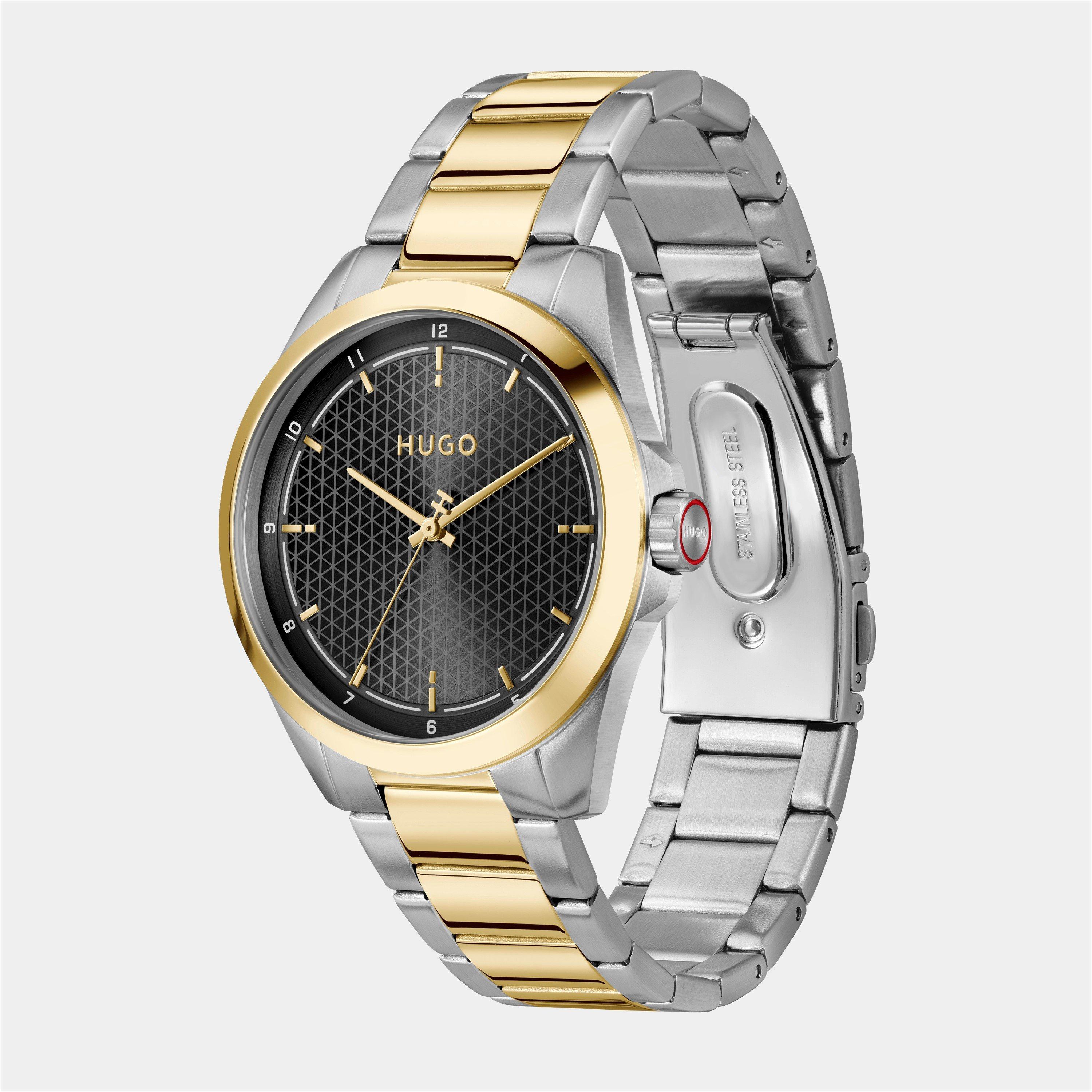 Black/Bi - Hugo - Gents HUGO #SEAM Bracelet Watch - 3