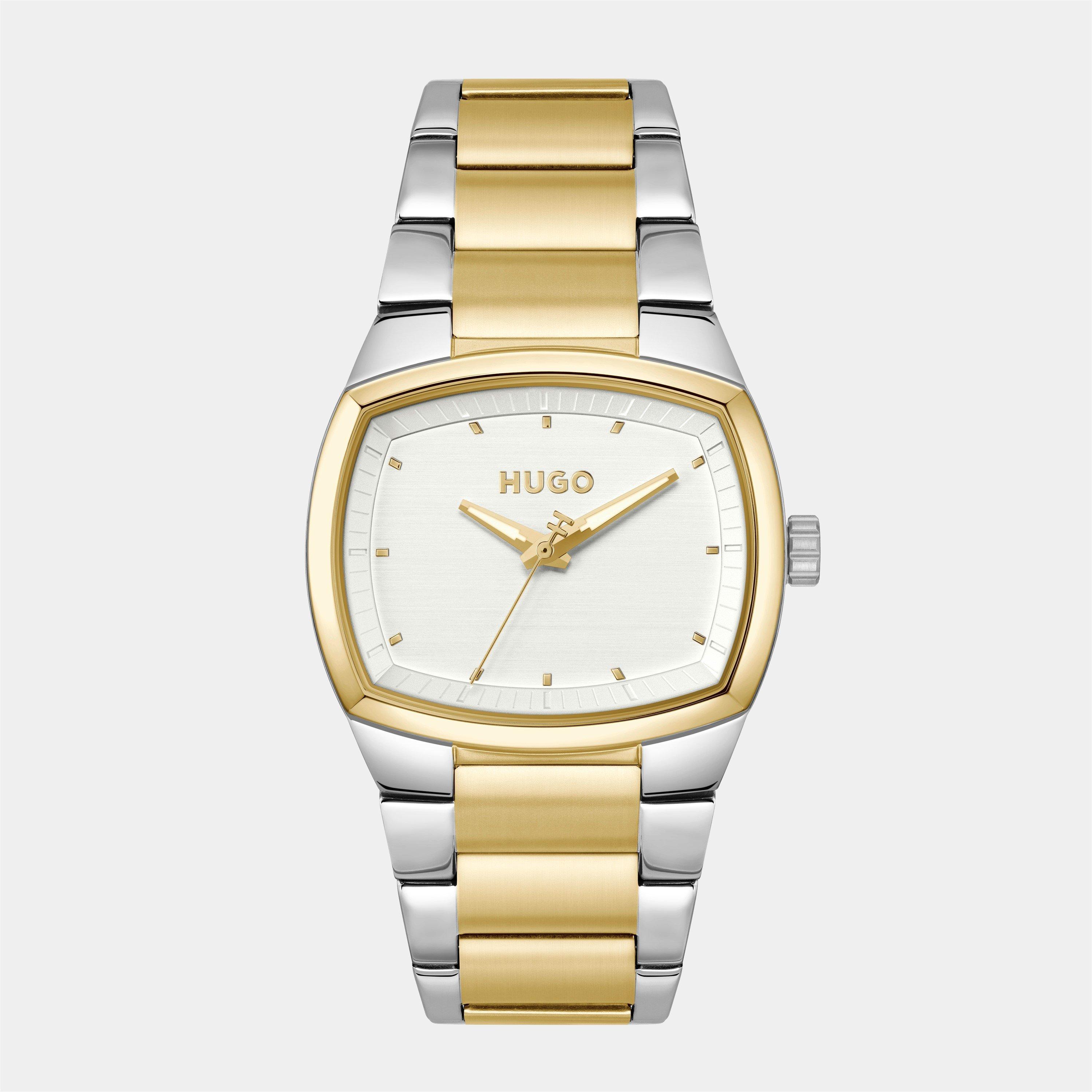 Silver/Bi - Hugo - Gents HUGO #TELLY Bracelet Watch - 1