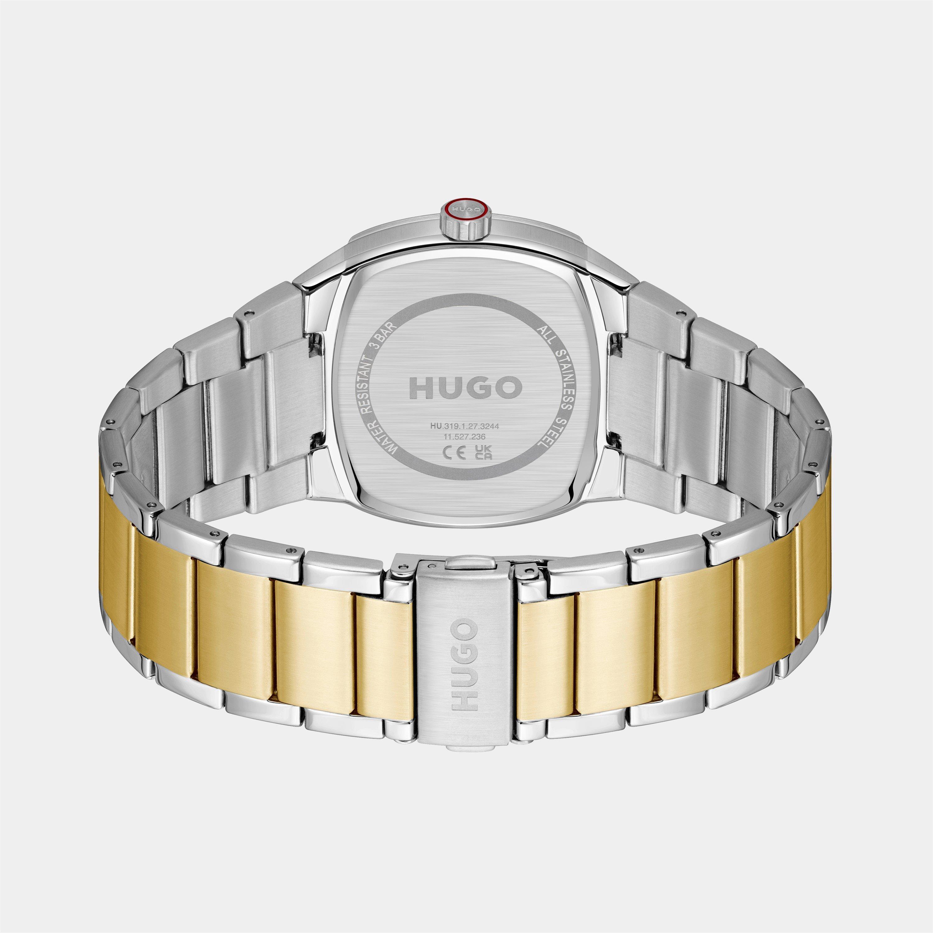 Silver/Bi - Hugo - Gents HUGO #TELLY Bracelet Watch - 2