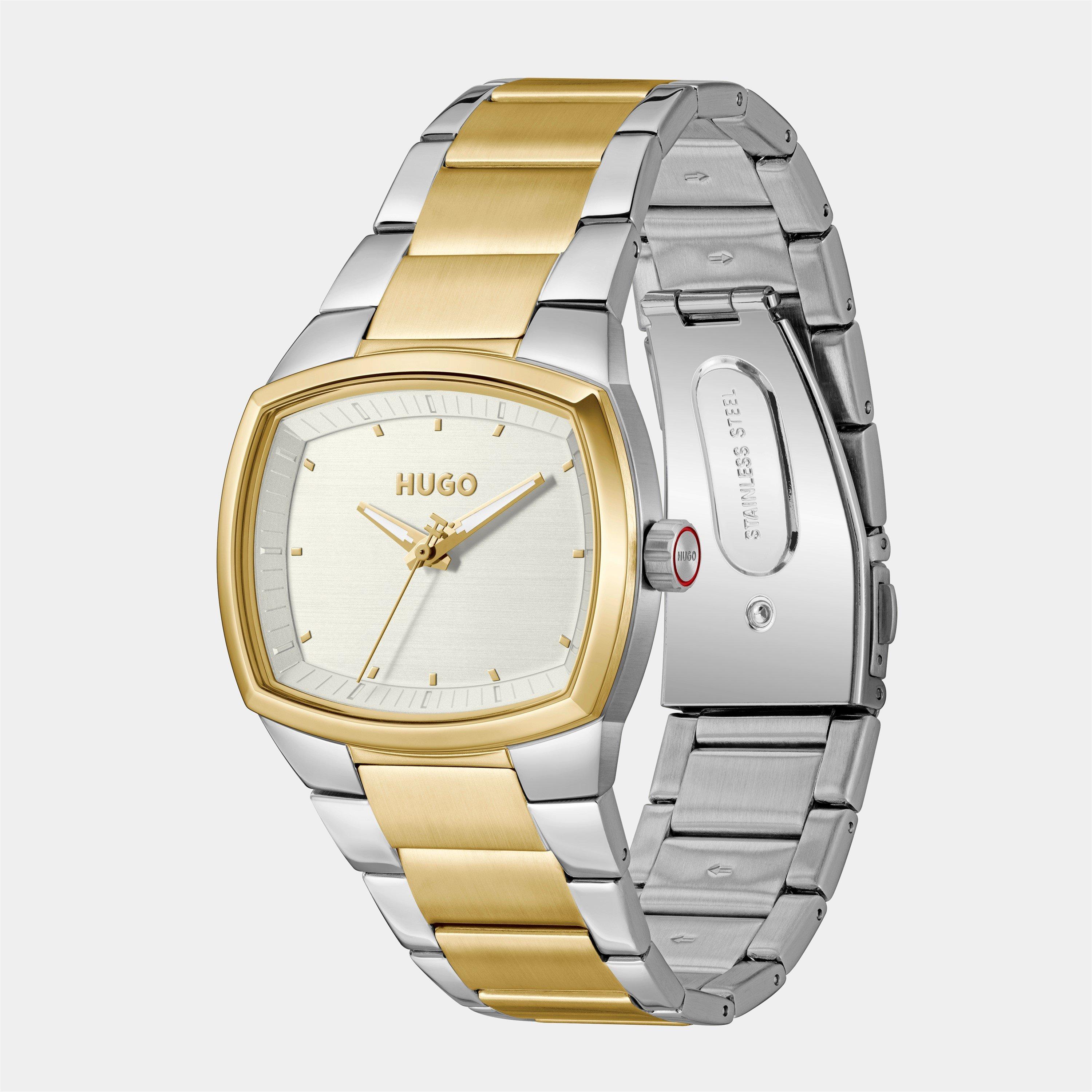 Silver/Bi - Hugo - Gents HUGO #TELLY Bracelet Watch - 3