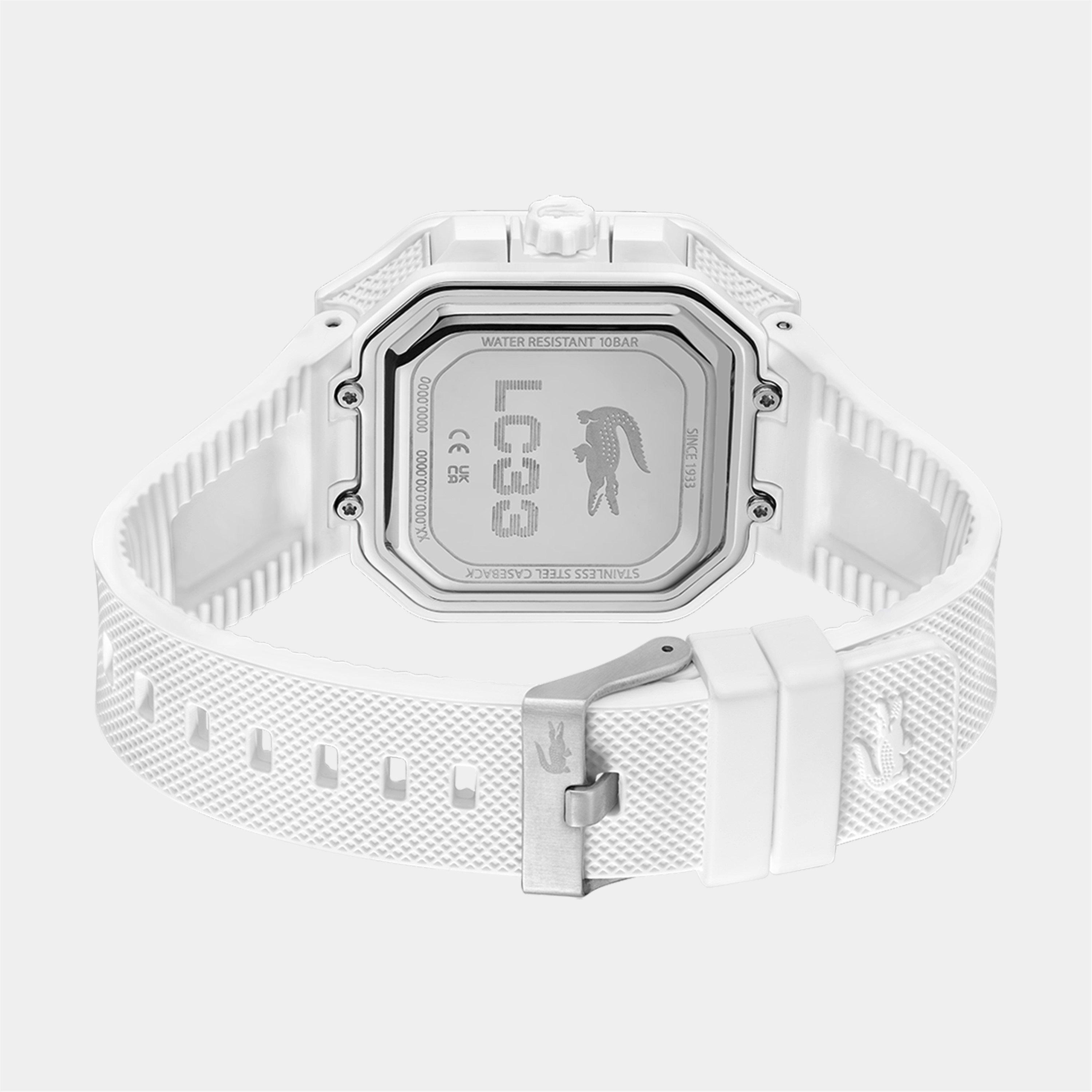 White - Lacoste - Lacoste Mens LC33 Silicone Analog-Digital Watch - 2