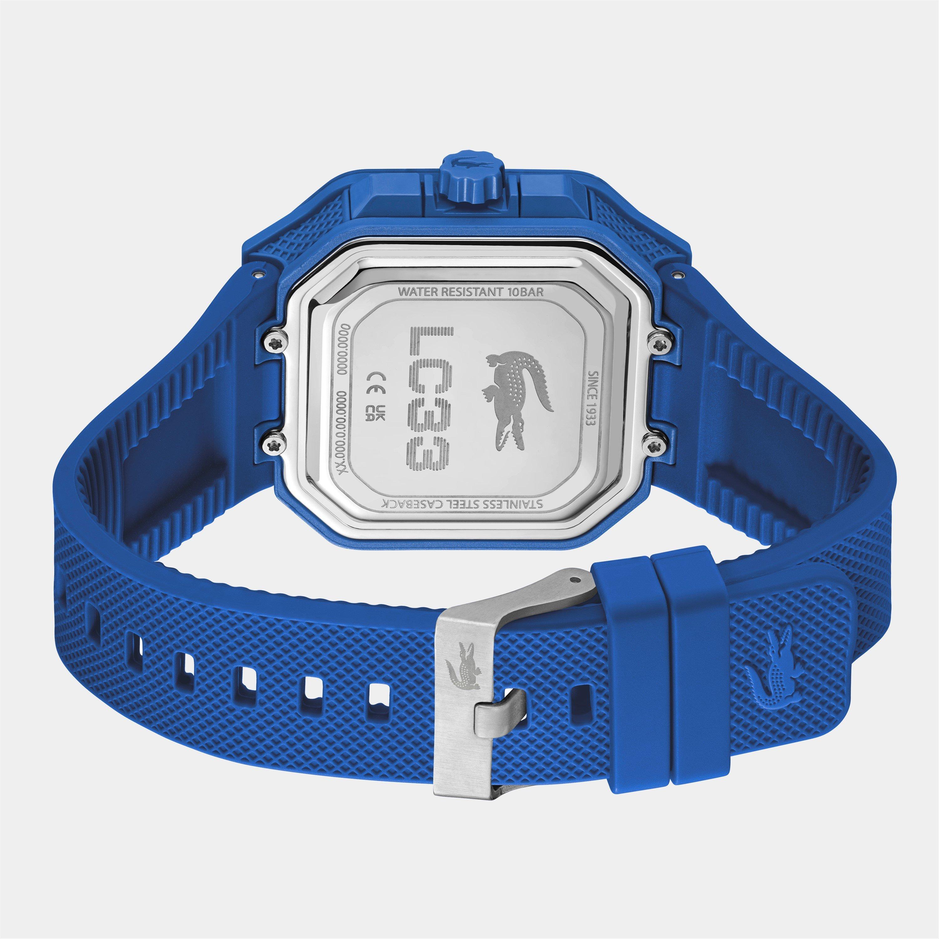 Blue - Lacoste - Lacoste Mens LC33 Silicone Analog-Digital Watch - 3