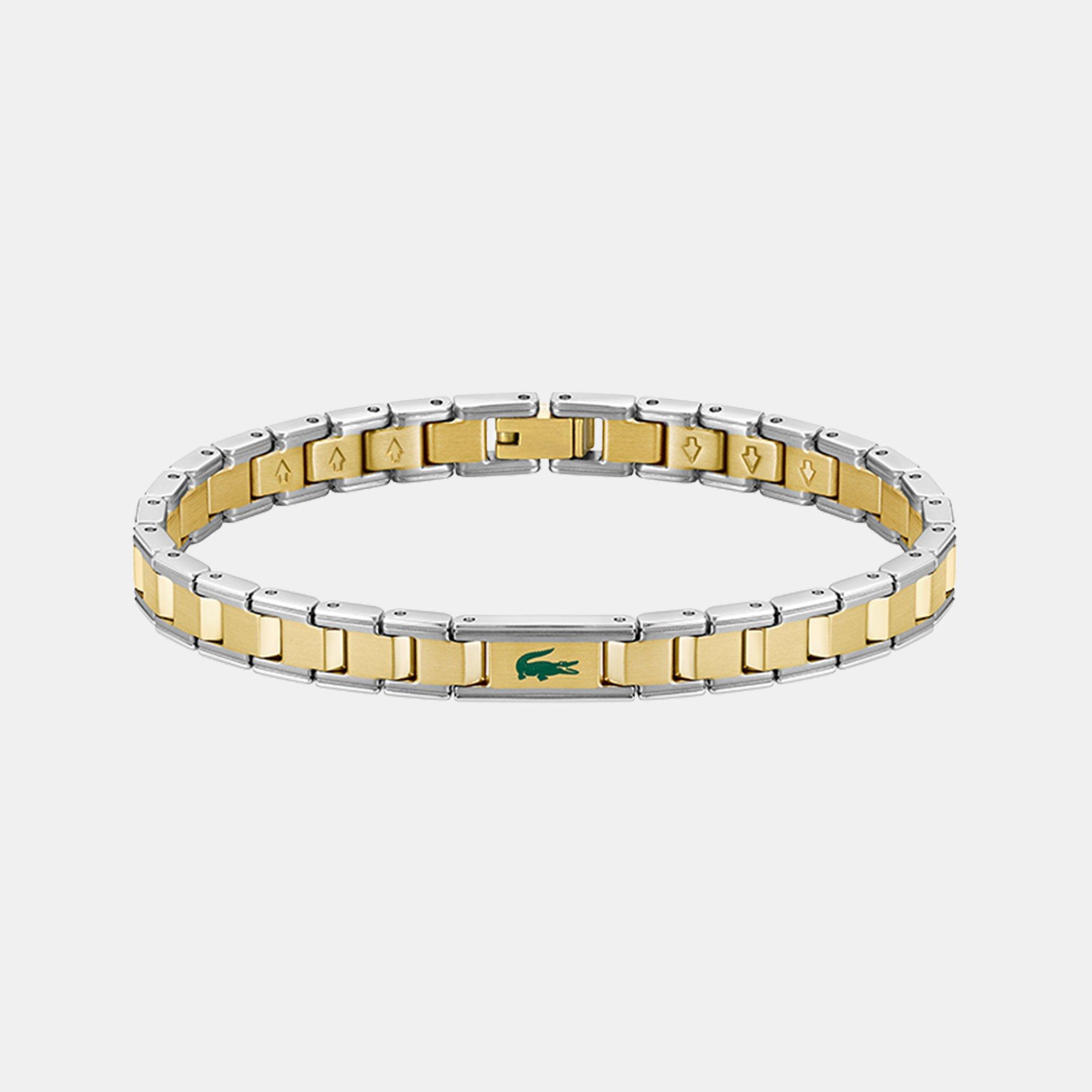 Lacoste Lacoste Mens Metropole Edge Bracelet - Gold