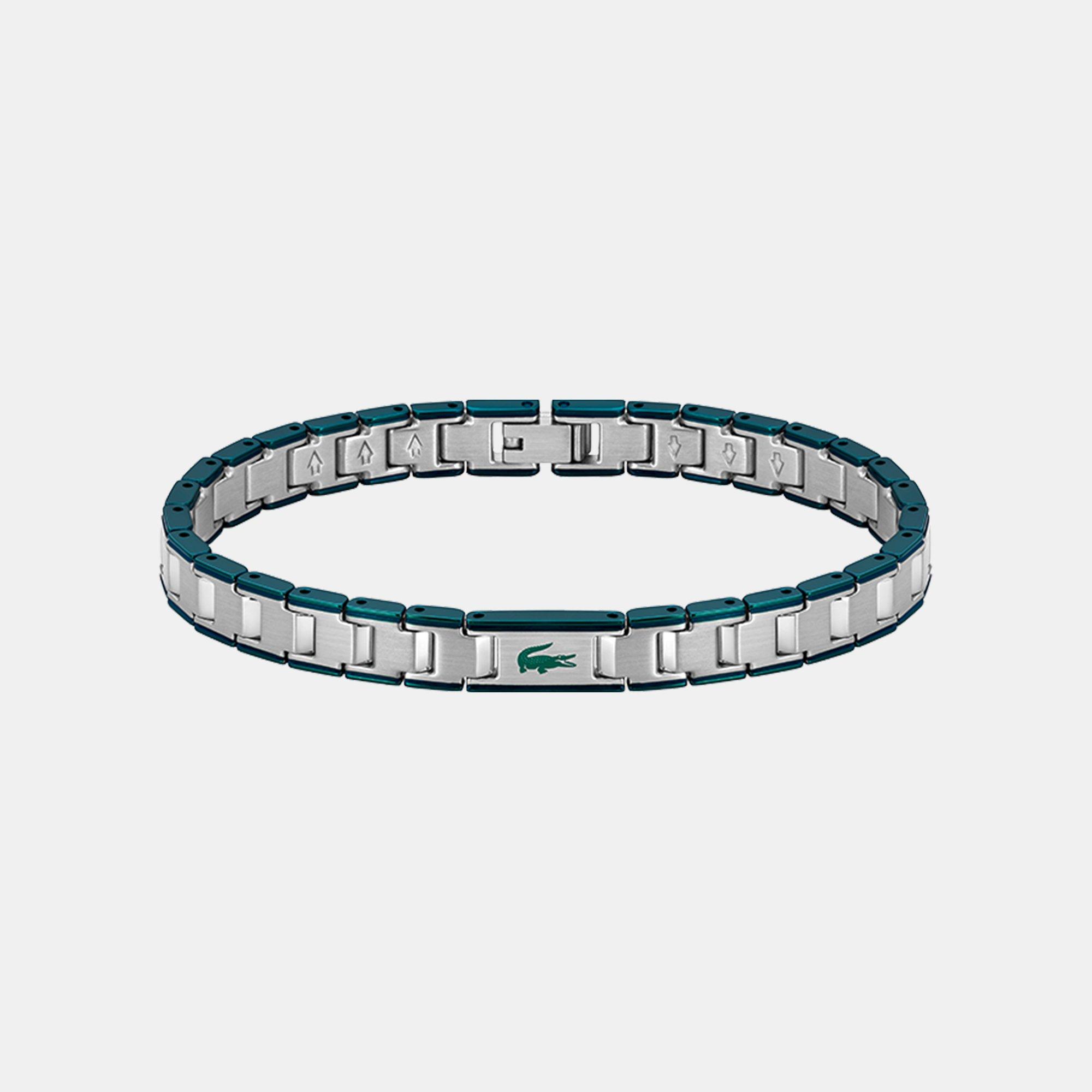 Silver - Lacoste - Lacoste Mens Metropole Edge Bracelet - 1