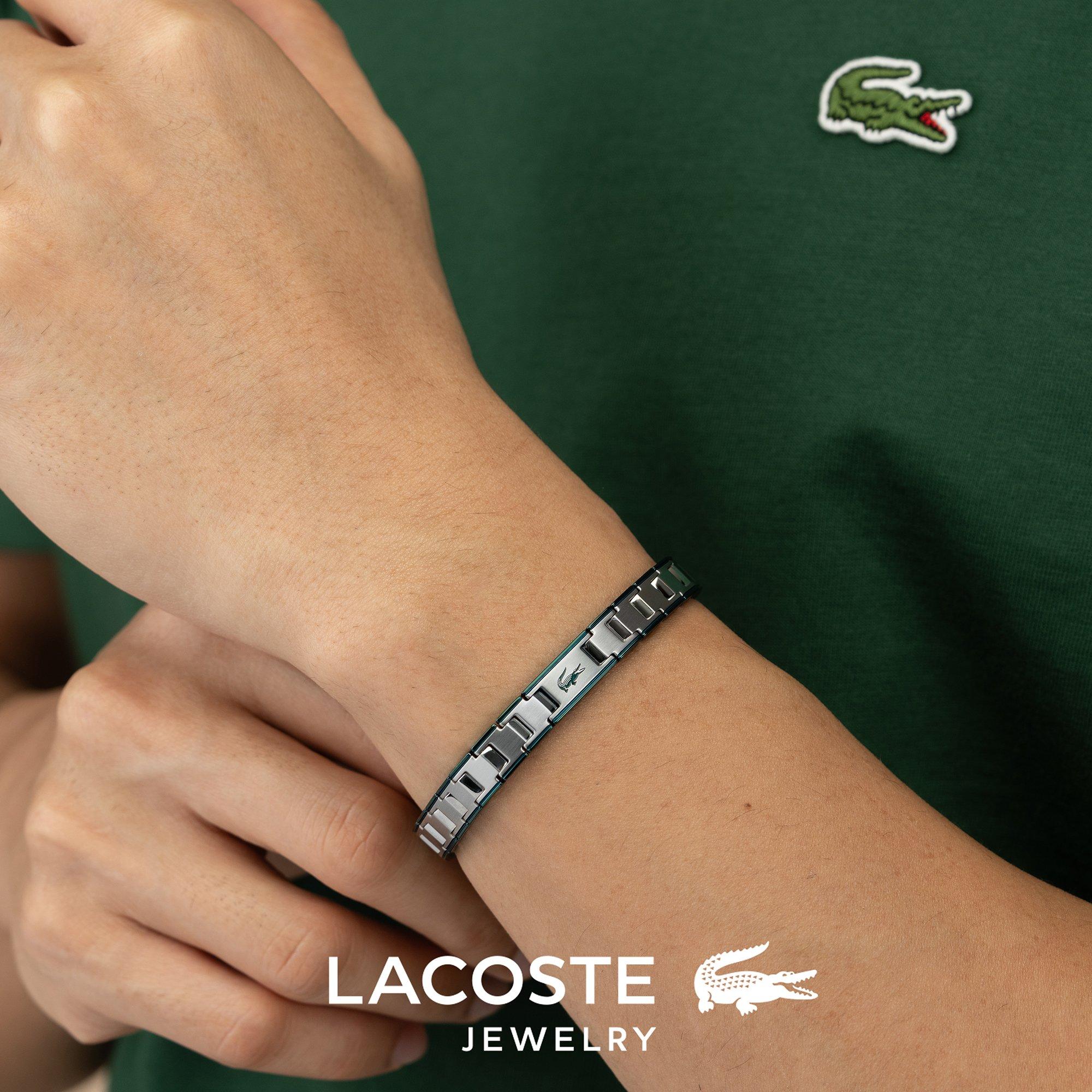 Silver - Lacoste - Lacoste Mens Metropole Edge  Bracelet - 4