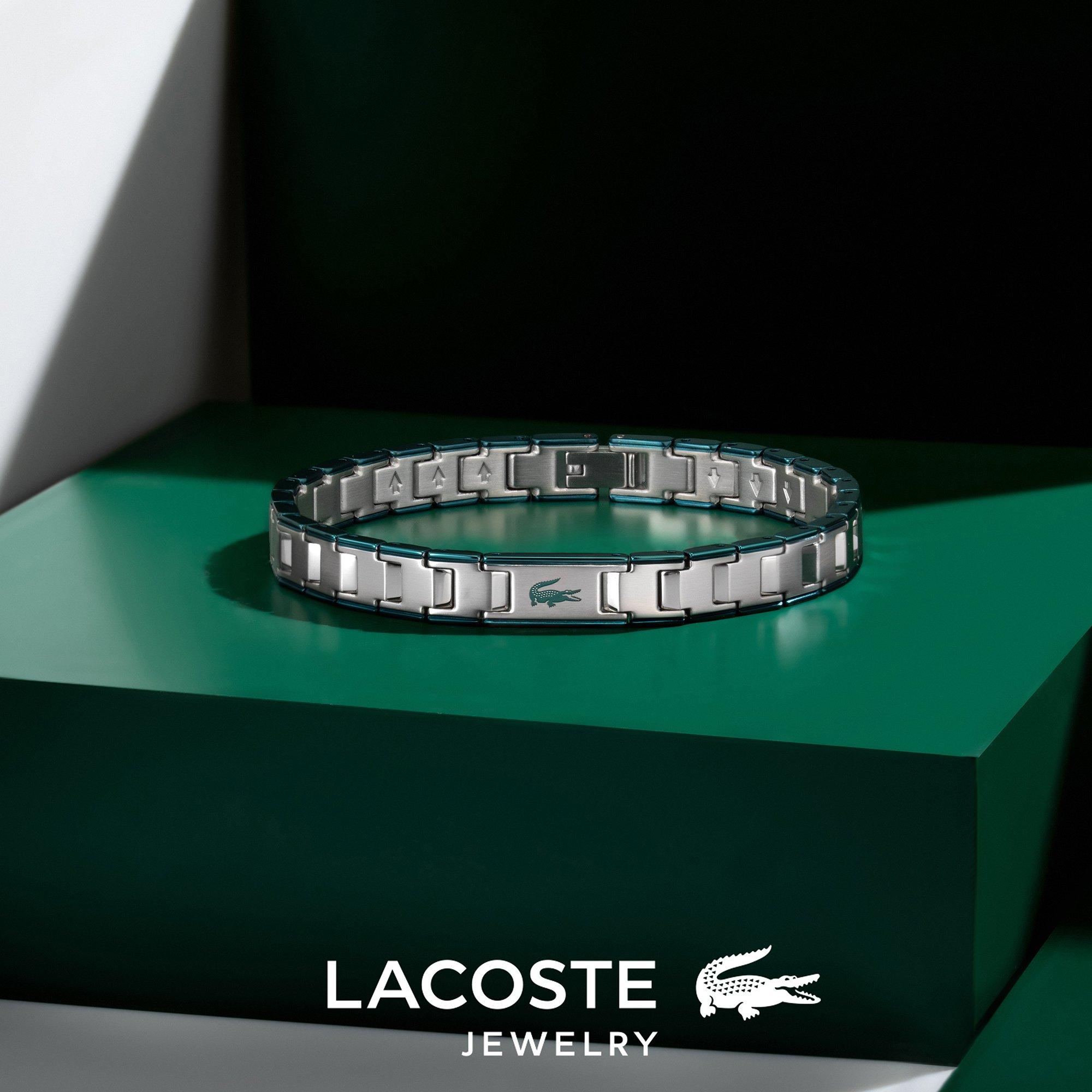 Silver - Lacoste - Lacoste Mens Metropole Edge  Bracelet - 5