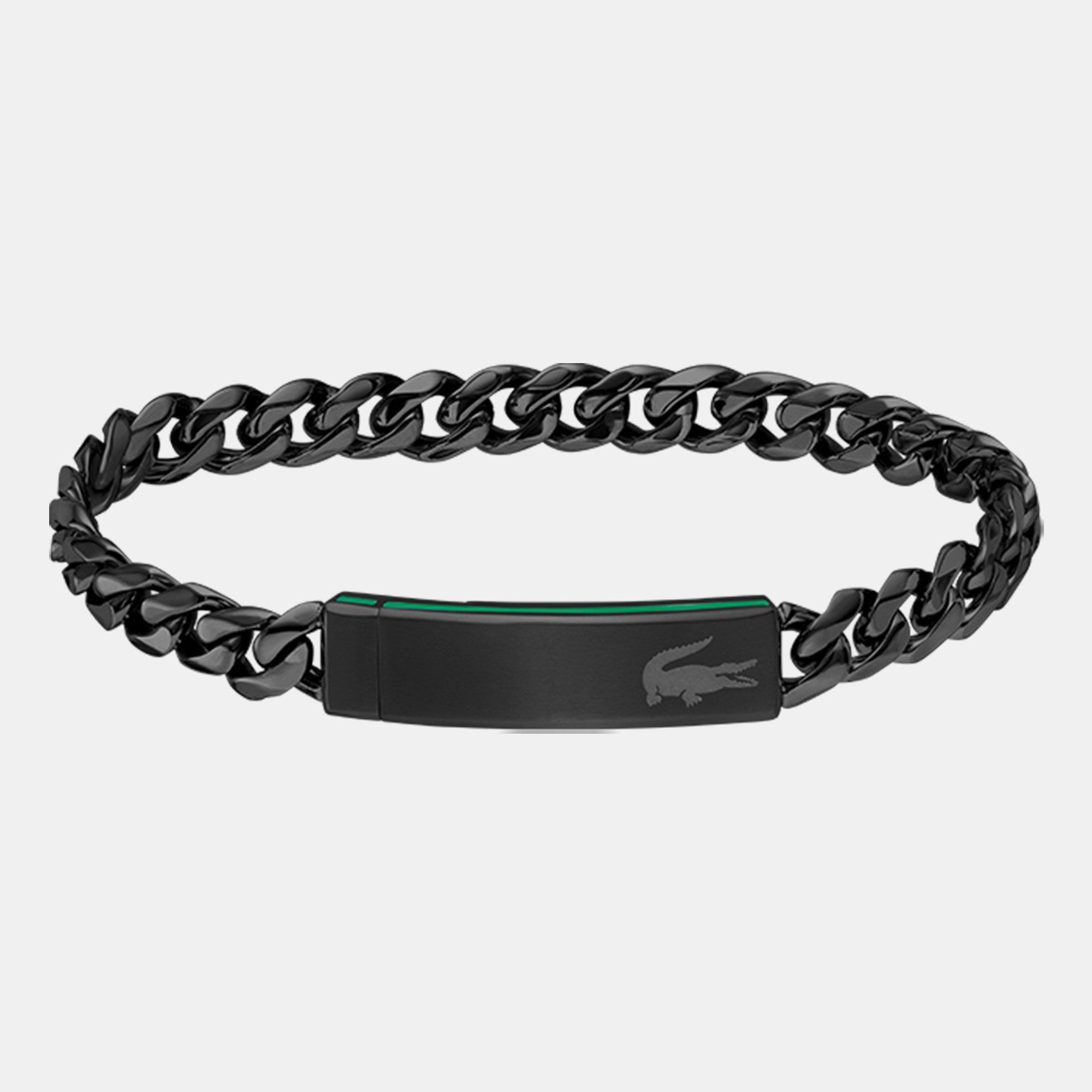 Lacoste Men's Jewellery Baseline Bracelet - Black