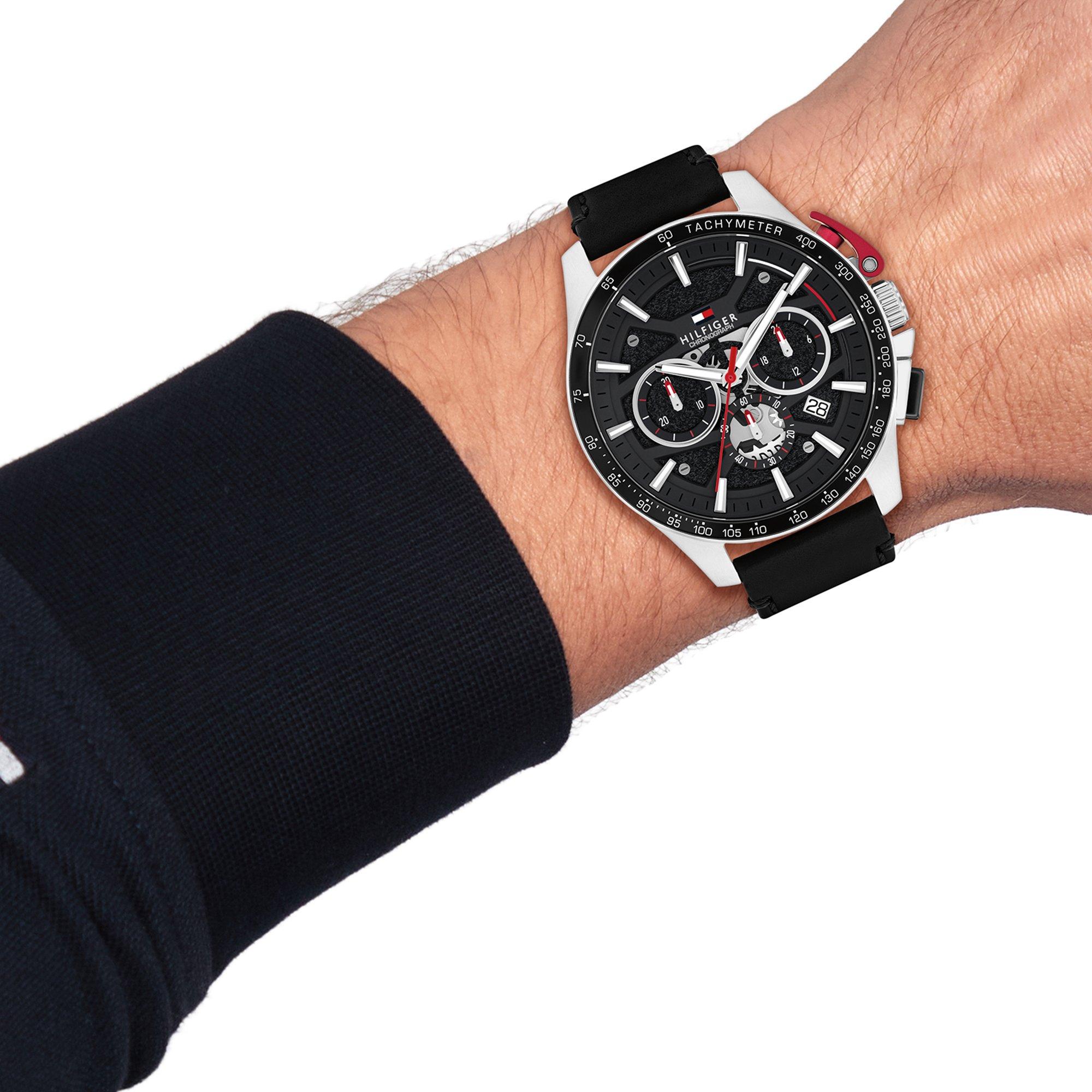 Black /Silver - Tommy Hilfiger - Tommy Hilfiger Mens Watch - 4