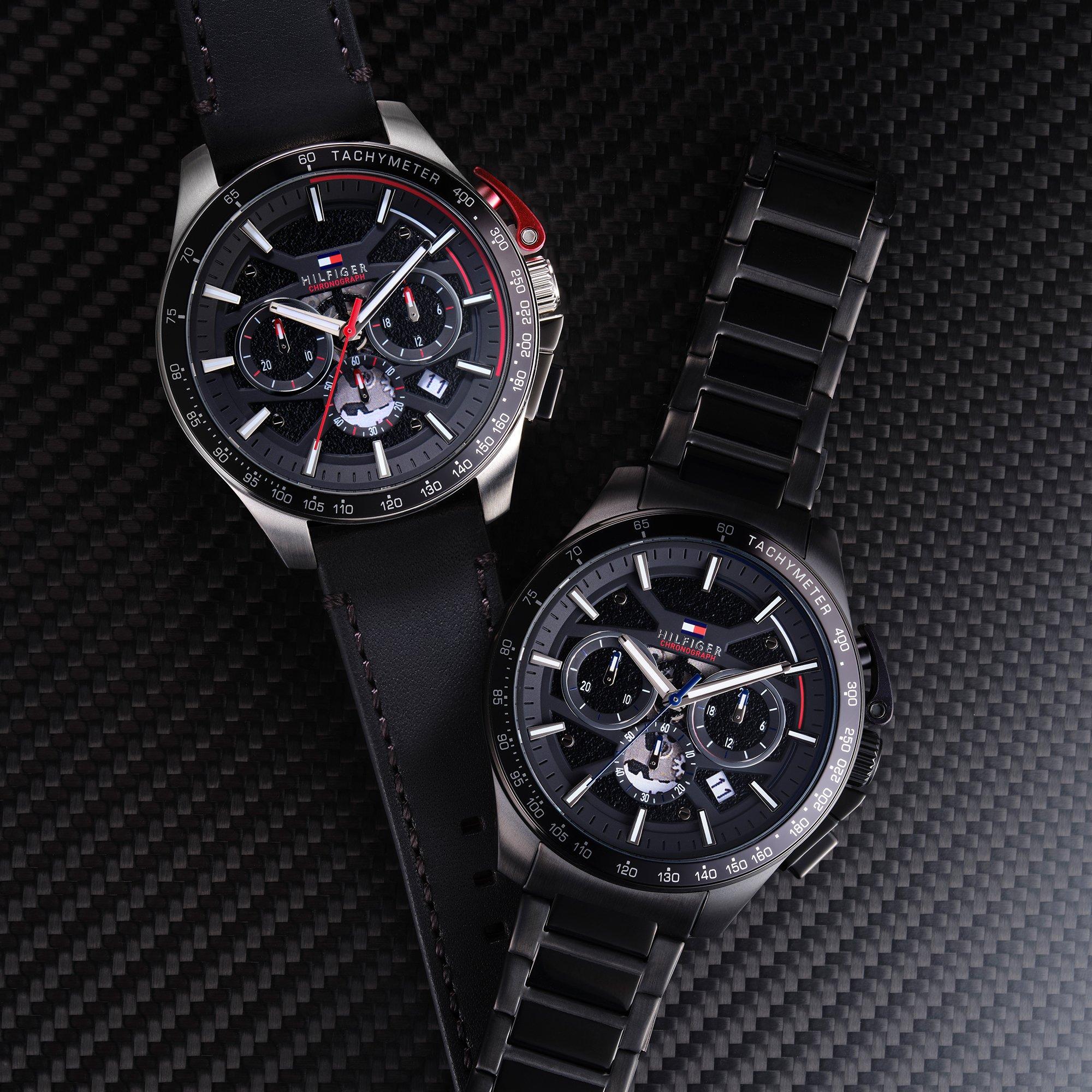 Black /Silver - Tommy Hilfiger - Tommy Hilfiger Mens Watch - 5