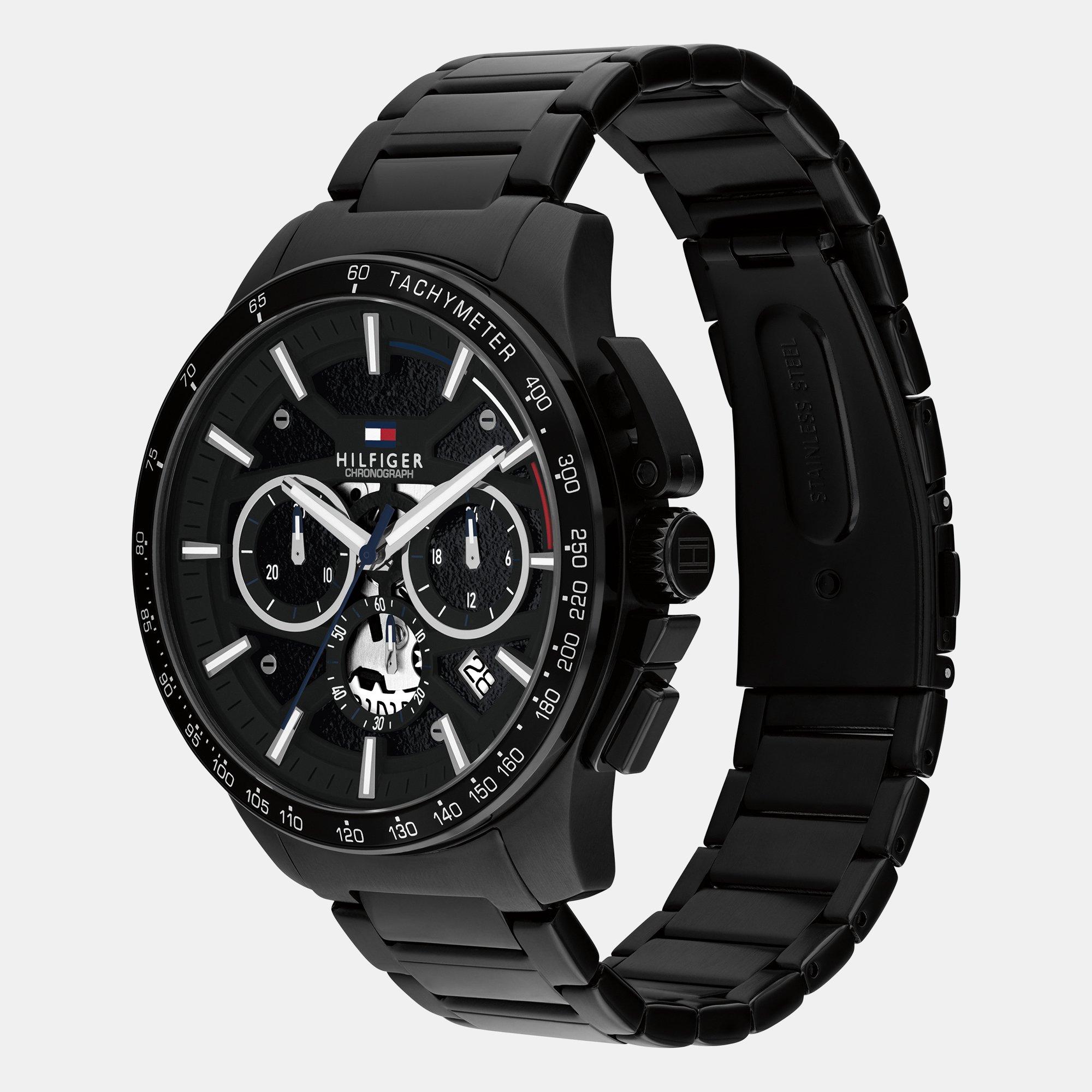 Black/Black - Tommy Hilfiger - Tommy Hilfiger Mens Watch - 2