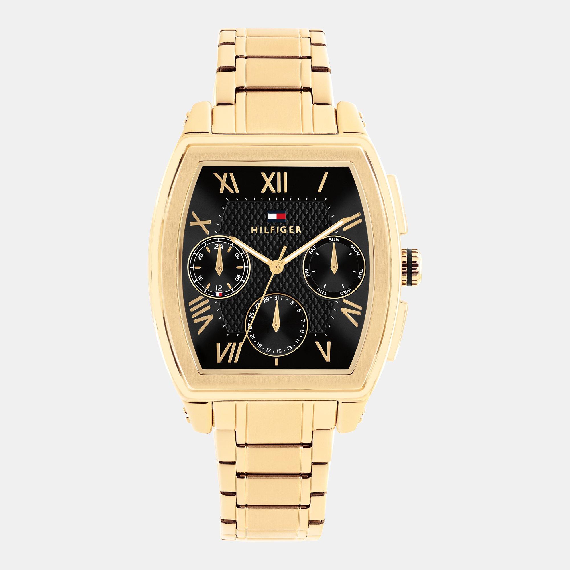 Tommy Hilfiger Men's Bracelet Watch - Black/Gold