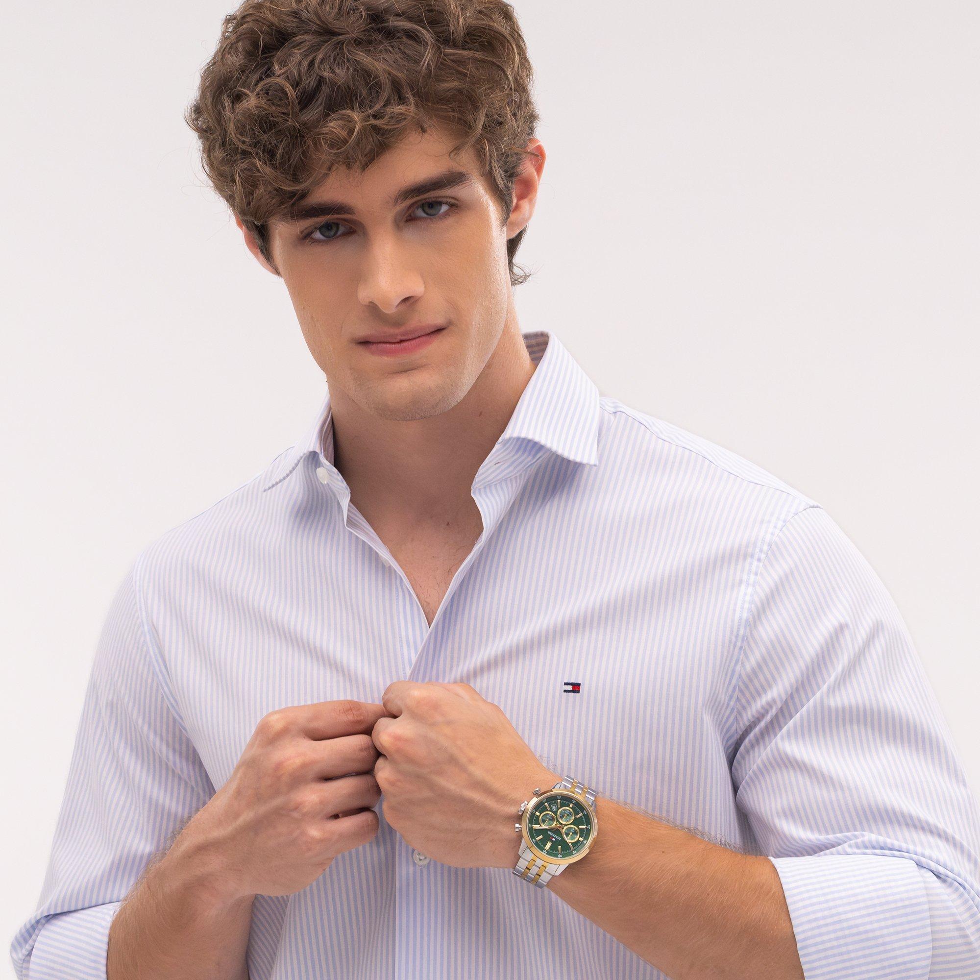 Green/Gold - Tommy Hilfiger - Tommy Hilfiger Mens Watch - 5