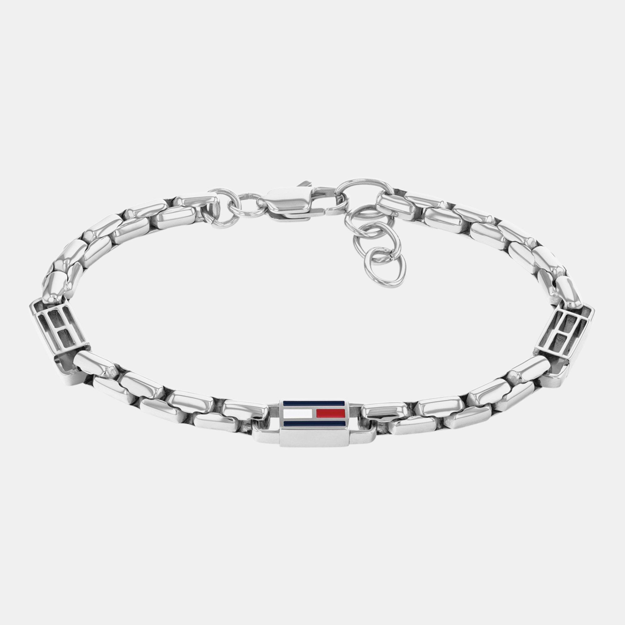 Silver - Tommy Hilfiger - Tommy Hilfiger Men’s Bracelet - 1