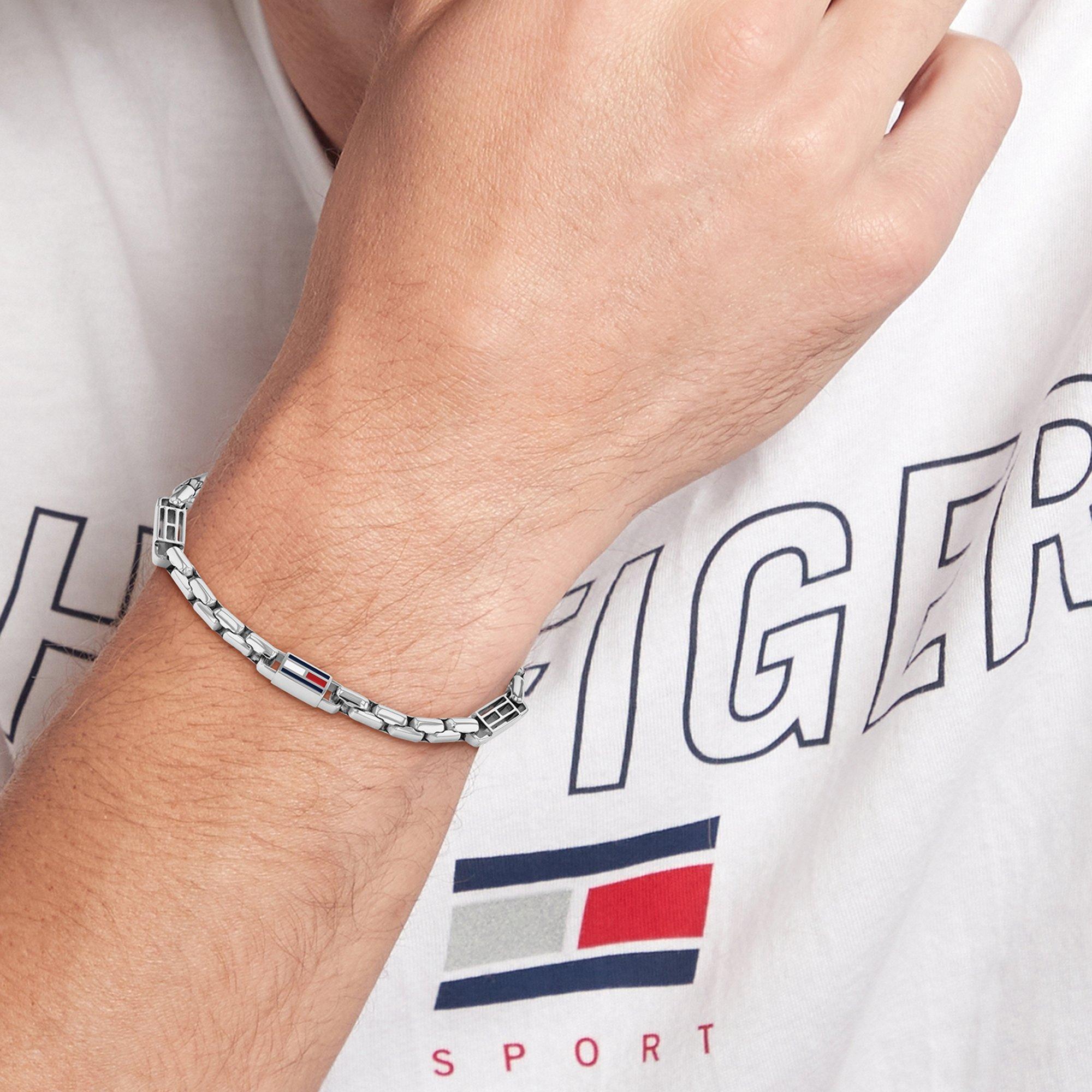 Silver - Tommy Hilfiger - Tommy Hilfiger Men’s Bracelet - 2