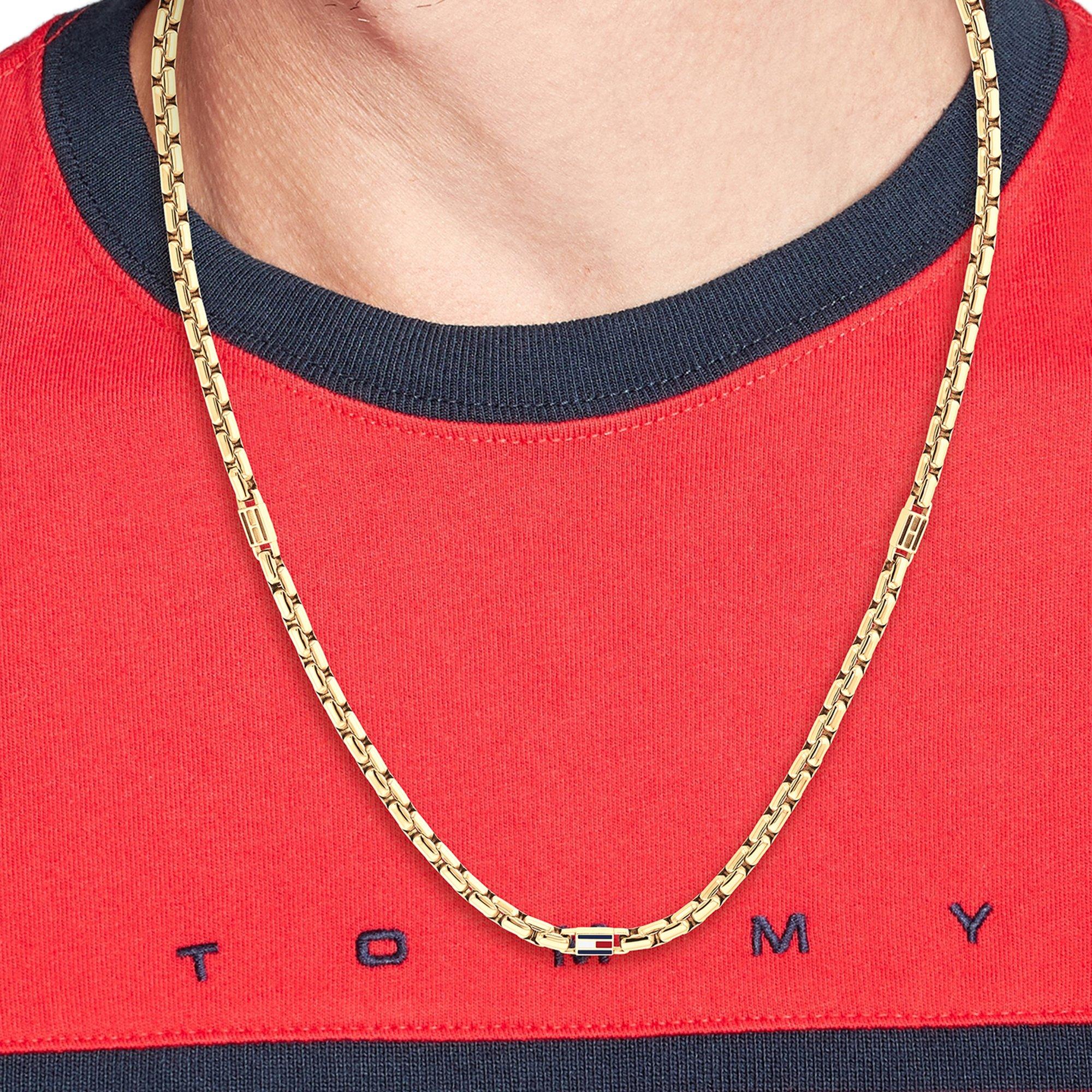 Gold - Tommy Hilfiger - Tommy Hilfiger Men’s Necklace - 3